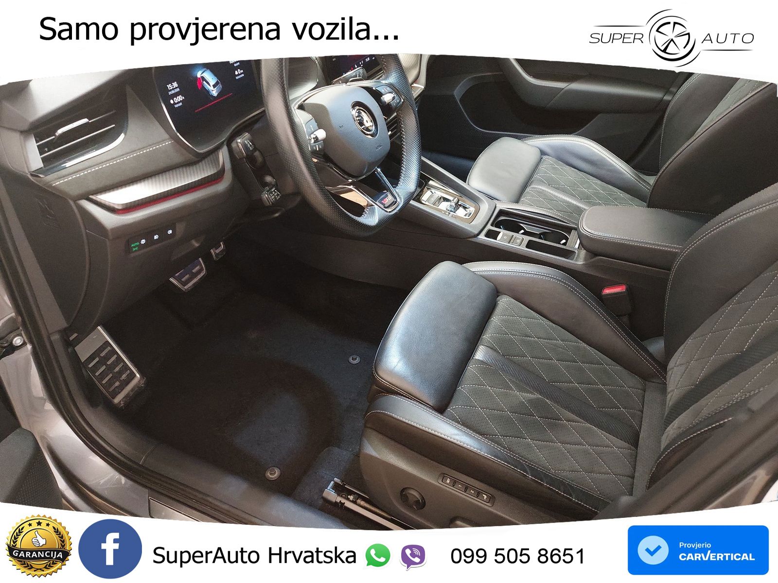 Škoda Octavia Combi RS 2.0 TDI (200 KS) DSG LED+GR SJED+ACC