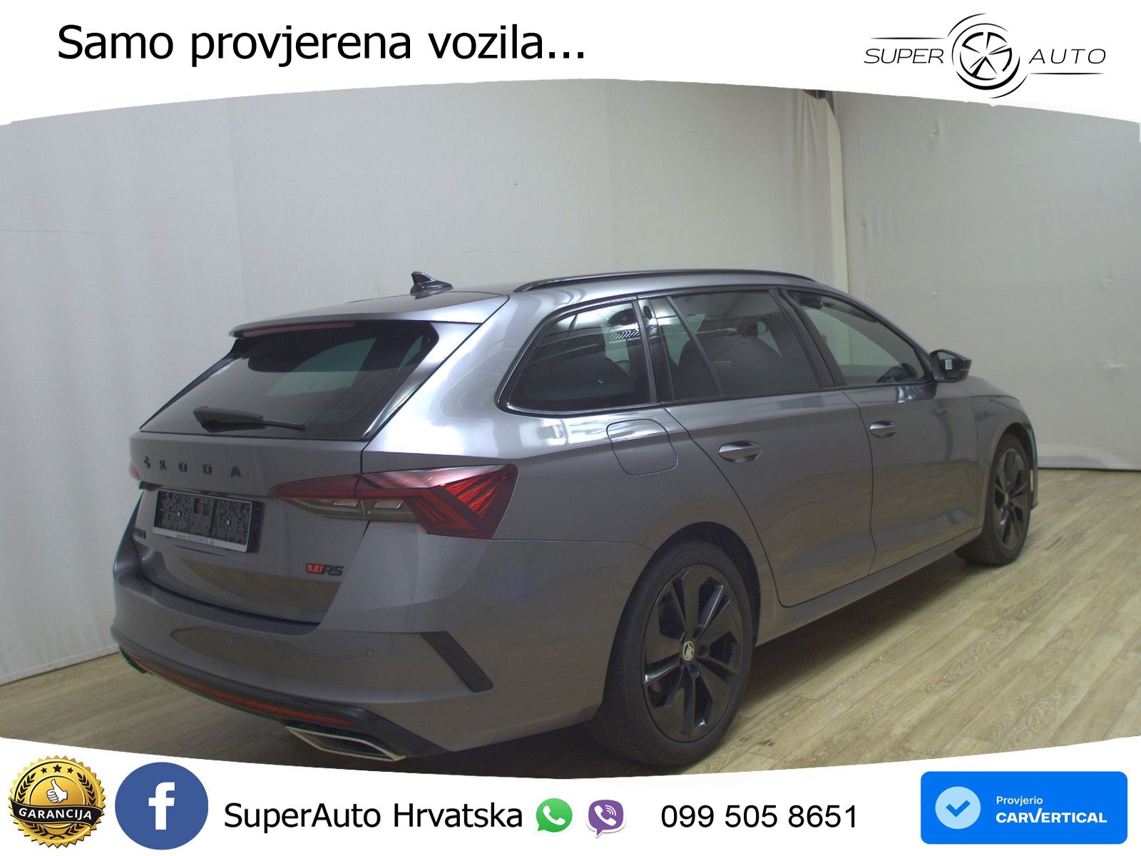 Škoda Octavia Combi RS 2.0 TDI (200 KS) DSG LED+GR SJED+ACC