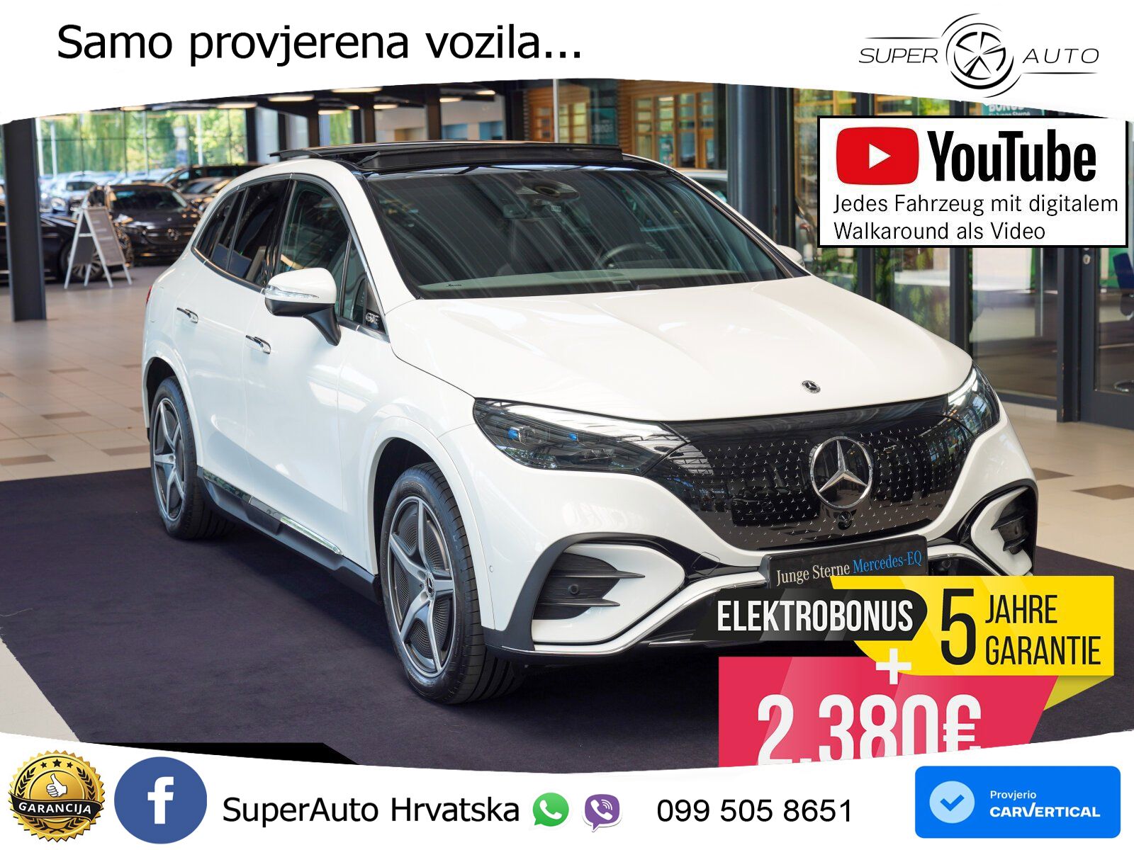 Mercedes EQE SUV 350+ 105 kWh (320 KS) AMG ACC+GR SJED+360+PANO