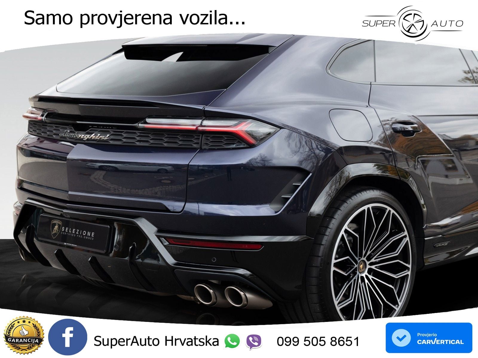 Lamborghini Urus SE 4.0 V8 (800 KS) 4WD Automatic LED+GR SJED+ACC