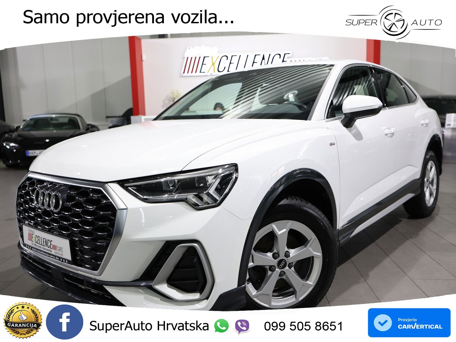 Audi Q3 Sportback 35 TDI (150 KS) S tronic S line LED+GR SJED+ACC
