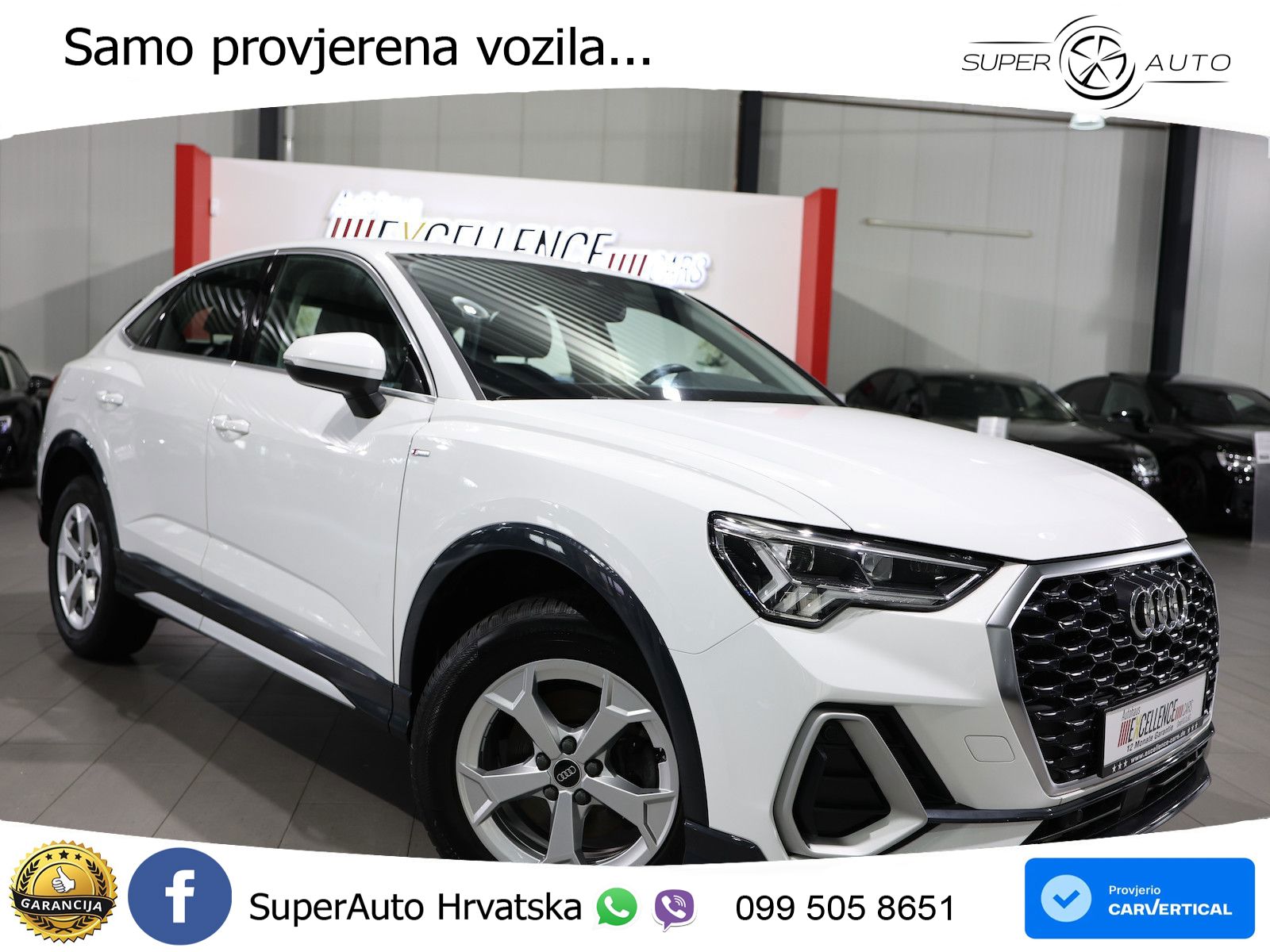 Audi Q3 Sportback 35 TDI (150 KS) S tronic S line LED+GR SJED+ACC
