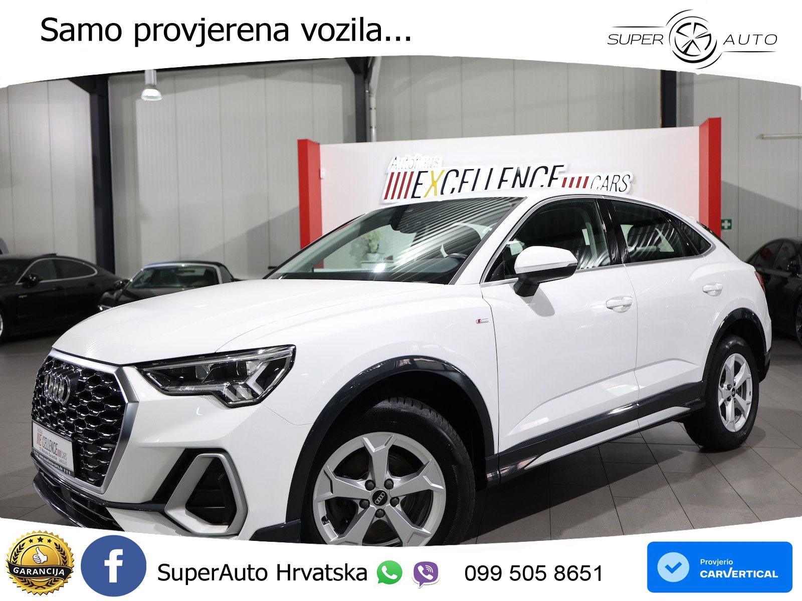 Audi Q3 Sportback 35 TDI (150 KS) S tronic S line LED+GR SJED+ACC