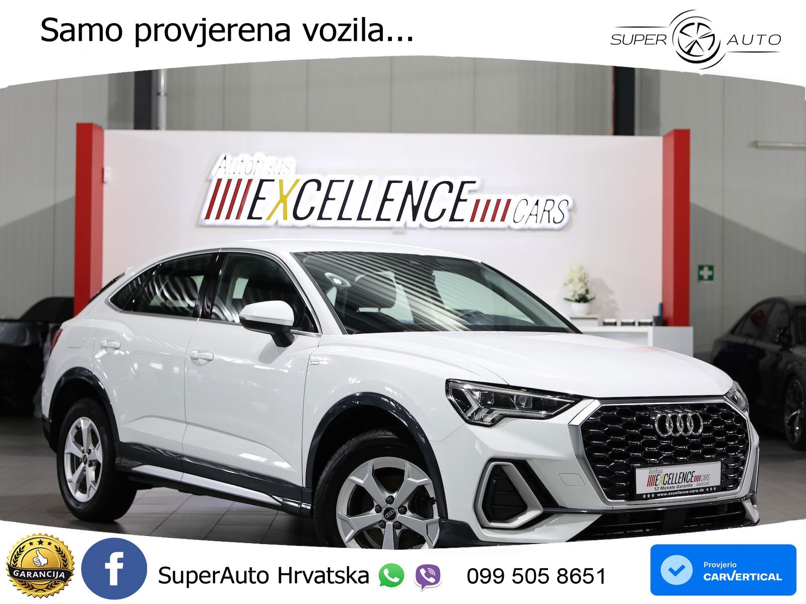 Audi Q3 Sportback 35 TDI (150 KS) S tronic S line LED+GR SJED+ACC