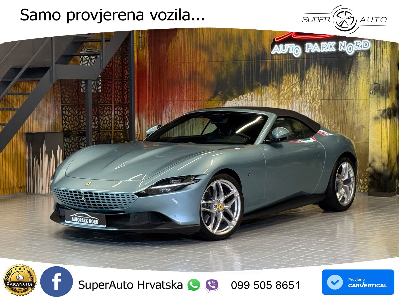 Ferrari Roma Spider 3.9 V8 (620 KS) F1 DCT LED+GR SJED+ACC