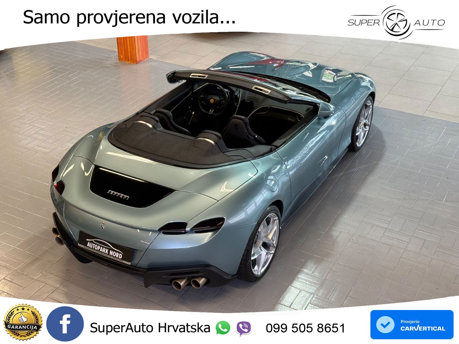 Ferrari Roma Spider 3.9 V8 (620 KS) F1 DCT LED+GR SJED+ACC