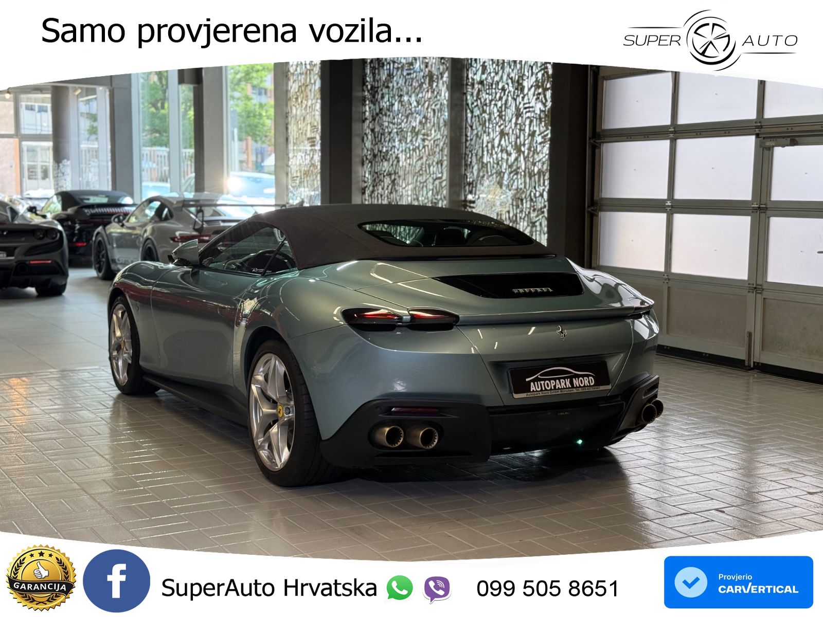 Ferrari Roma Spider 3.9 V8 (620 KS) F1 DCT LED+GR SJED+ACC