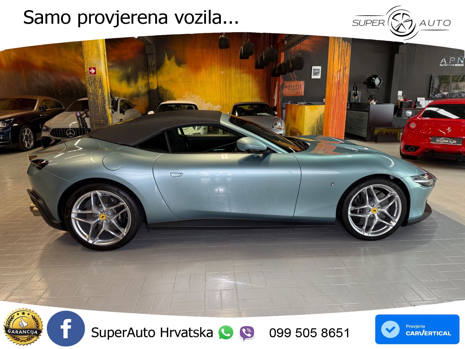 Ferrari Roma Spider 3.9 V8 (620 KS) F1 DCT LED+GR SJED+ACC