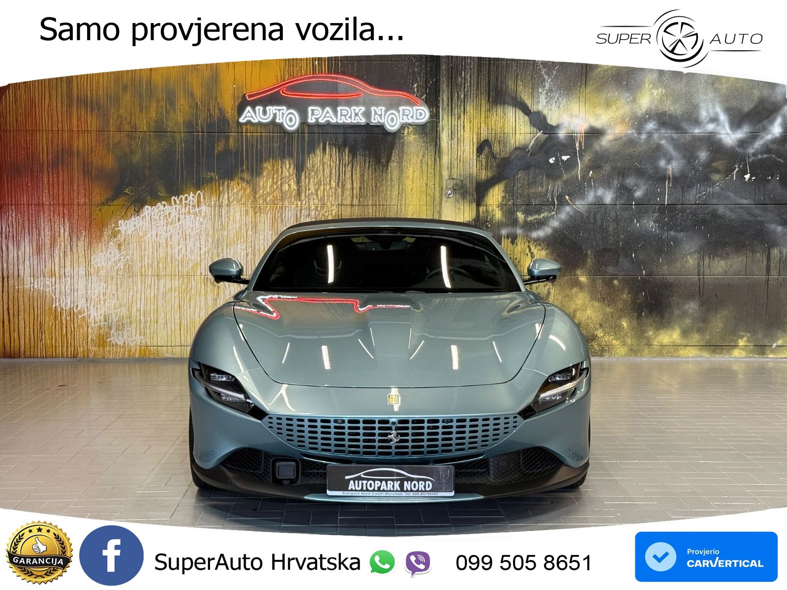 Ferrari Roma Spider 3.9 V8 (620 KS) F1 DCT LED+GR SJED+ACC