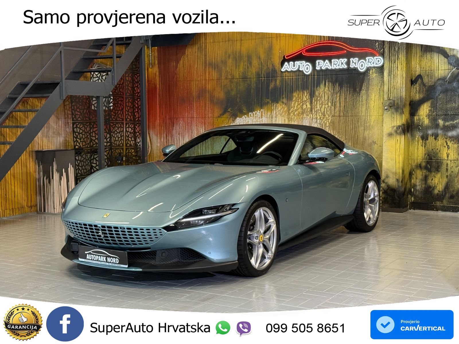 Ferrari Roma Spider 3.9 V8 (620 KS) F1 DCT LED+GR SJED+ACC
