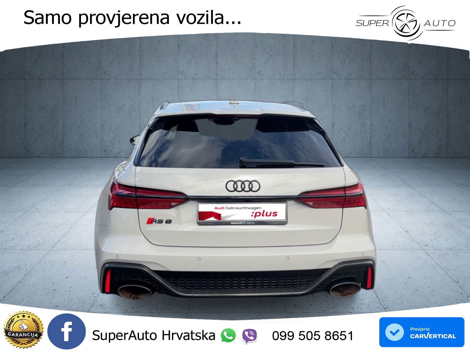 Audi RS6 Avant 4.0 TFSI V8 (600 KS) quattro Tiptronic LED+GR SJED+ACC