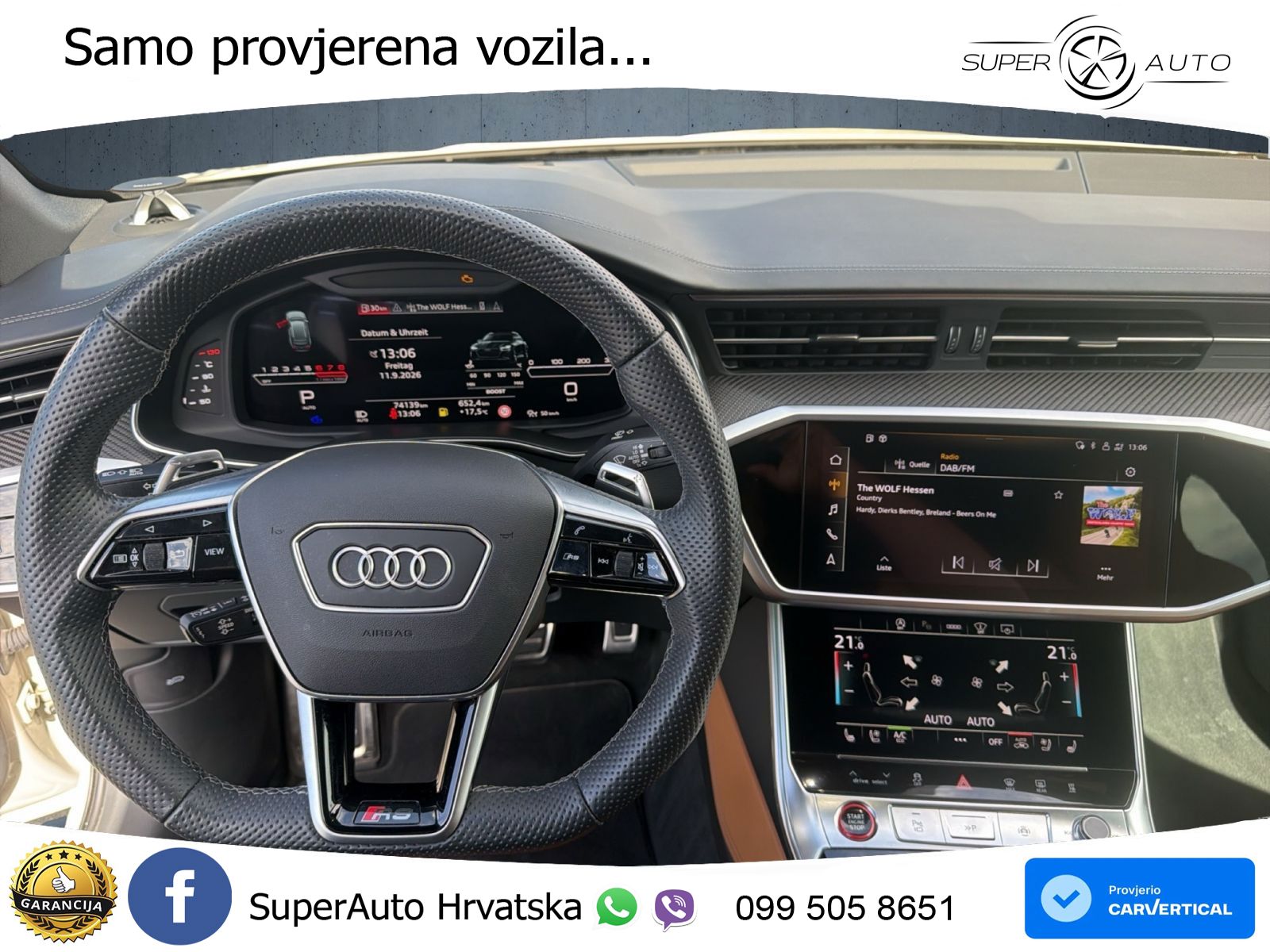 Audi RS6 Avant 4.0 TFSI V8 (600 KS) quattro Tiptronic LED+GR SJED+ACC