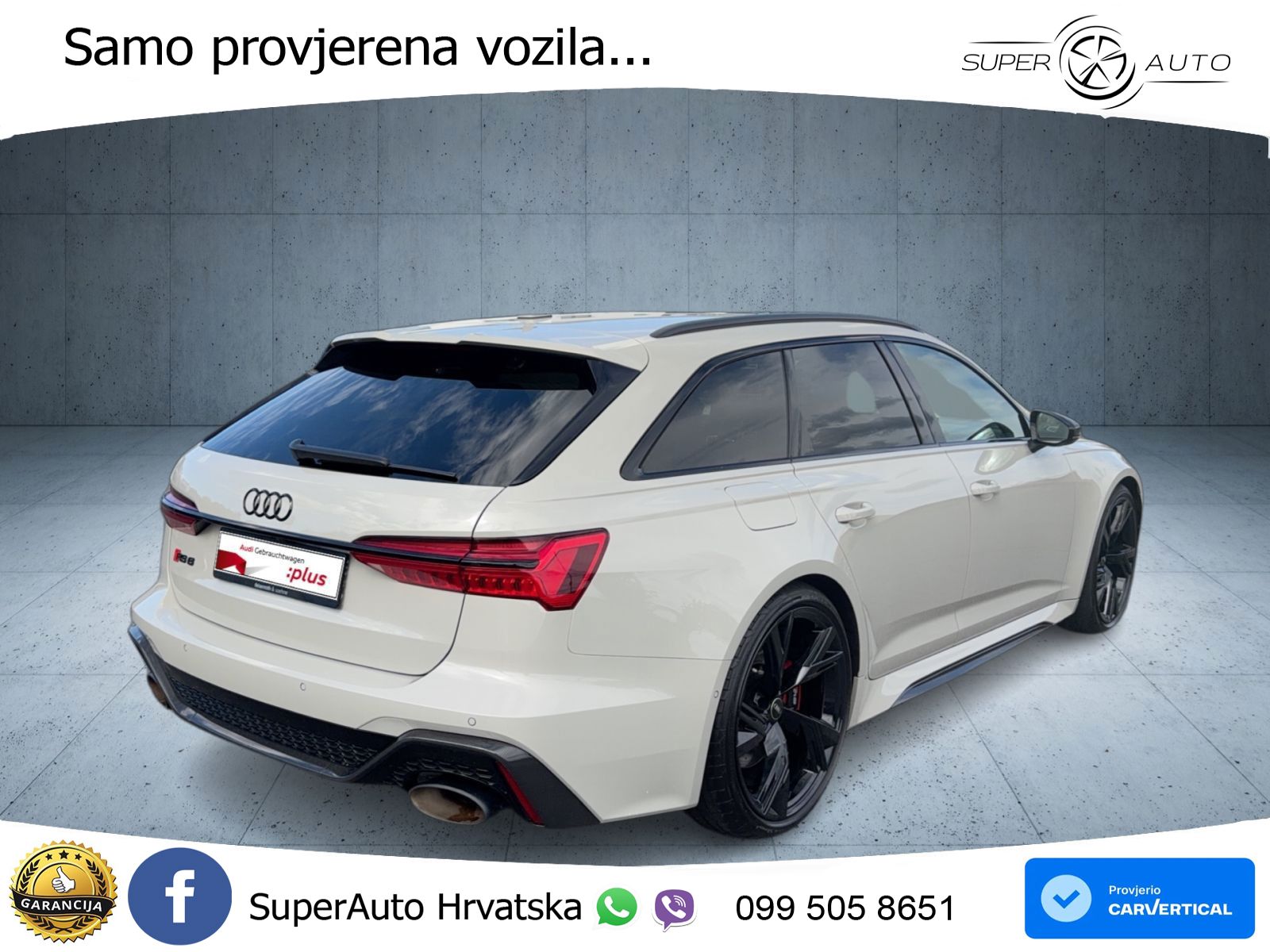 Audi RS6 Avant 4.0 TFSI V8 (600 KS) quattro Tiptronic LED+GR SJED+ACC