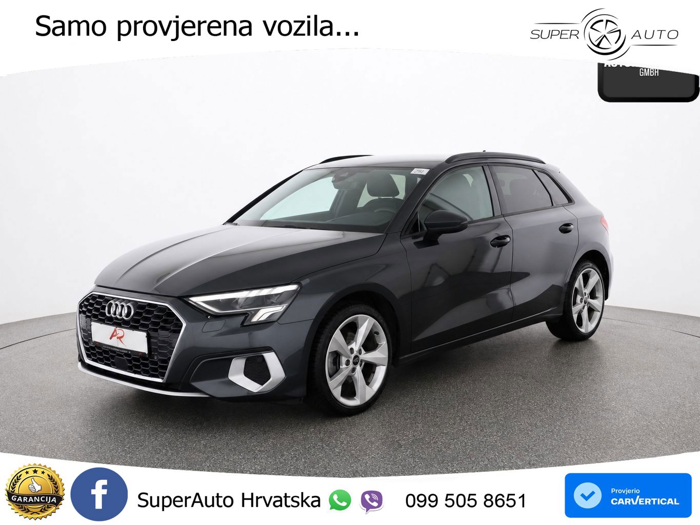 Audi A3 35 TDI (150 KS) S tronic advanced LED+GR SJED+ACC