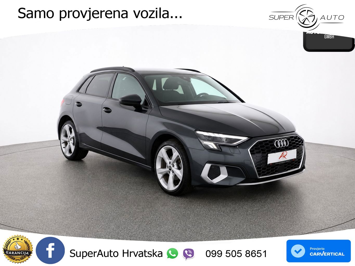 Audi A3 35 TDI (150 KS) S tronic advanced LED+GR SJED+ACC