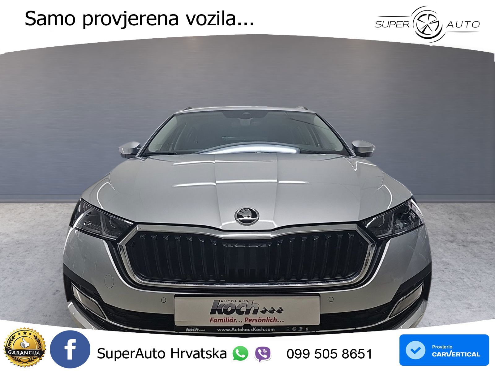Škoda Octavia Combi 2.0 TDI (150 KS) DSG LED+GR SJED+ACC