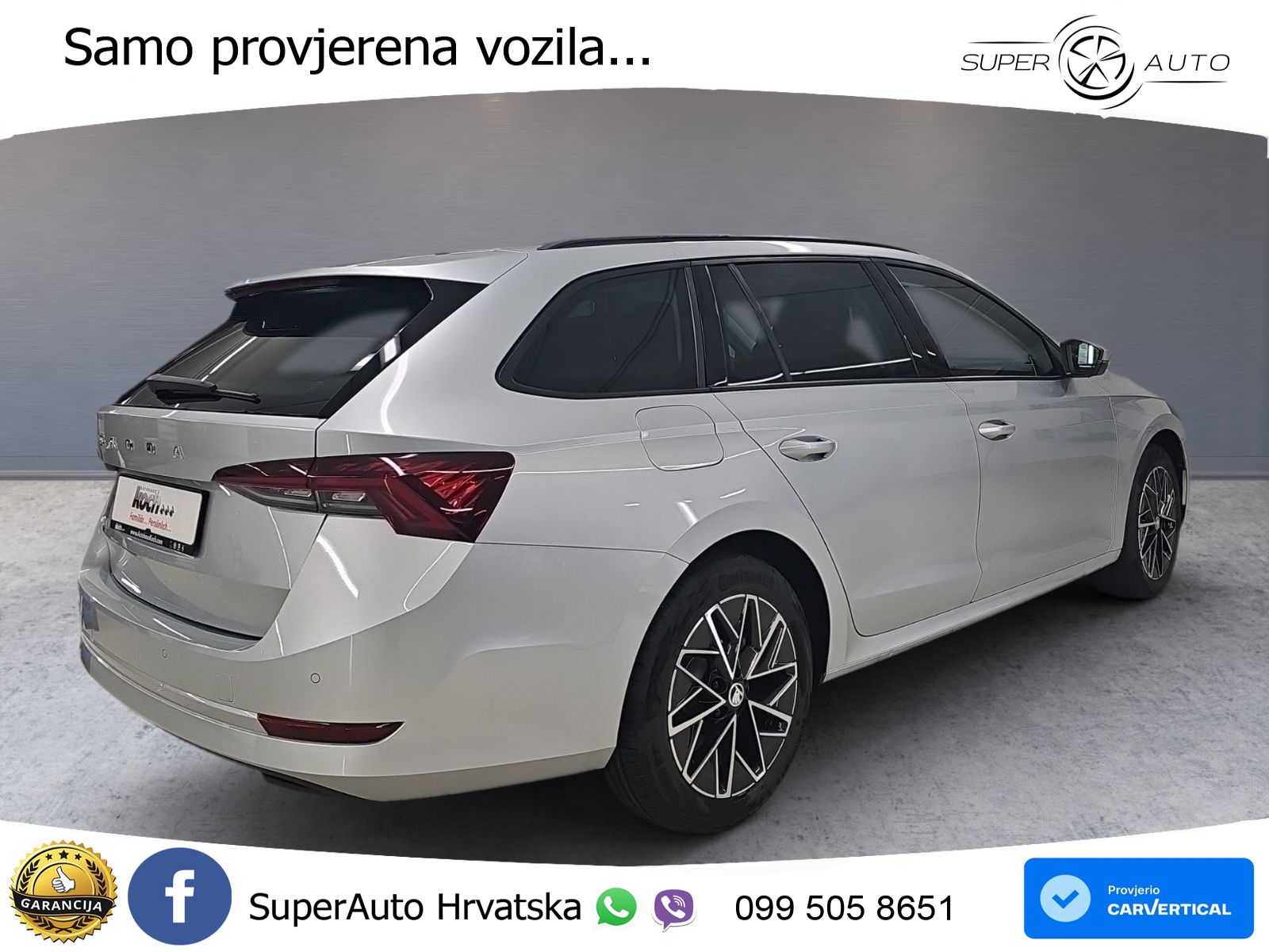 Škoda Octavia Combi 2.0 TDI (150 KS) DSG LED+GR SJED+ACC
