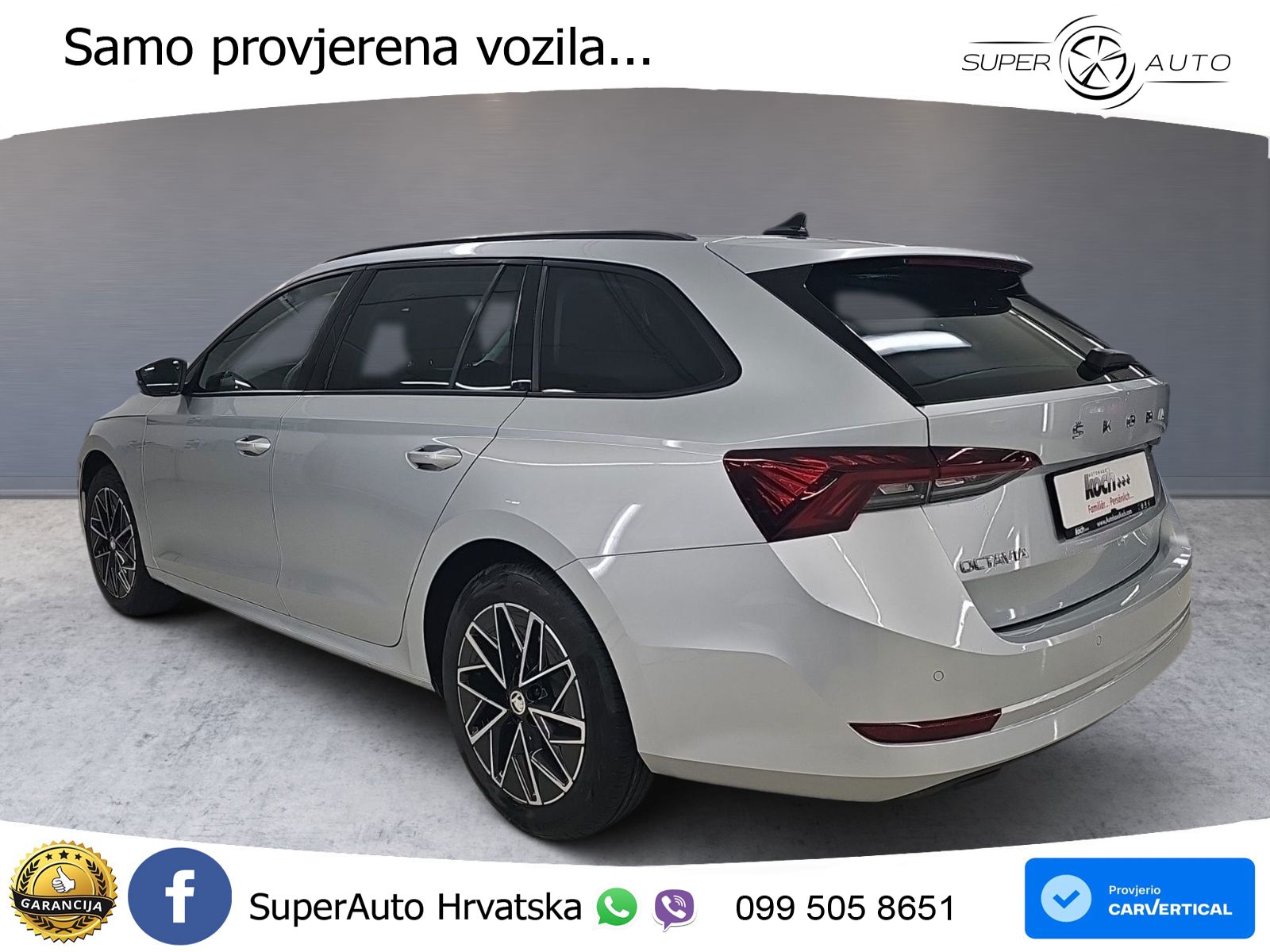 Škoda Octavia Combi 2.0 TDI (150 KS) DSG LED+GR SJED+ACC