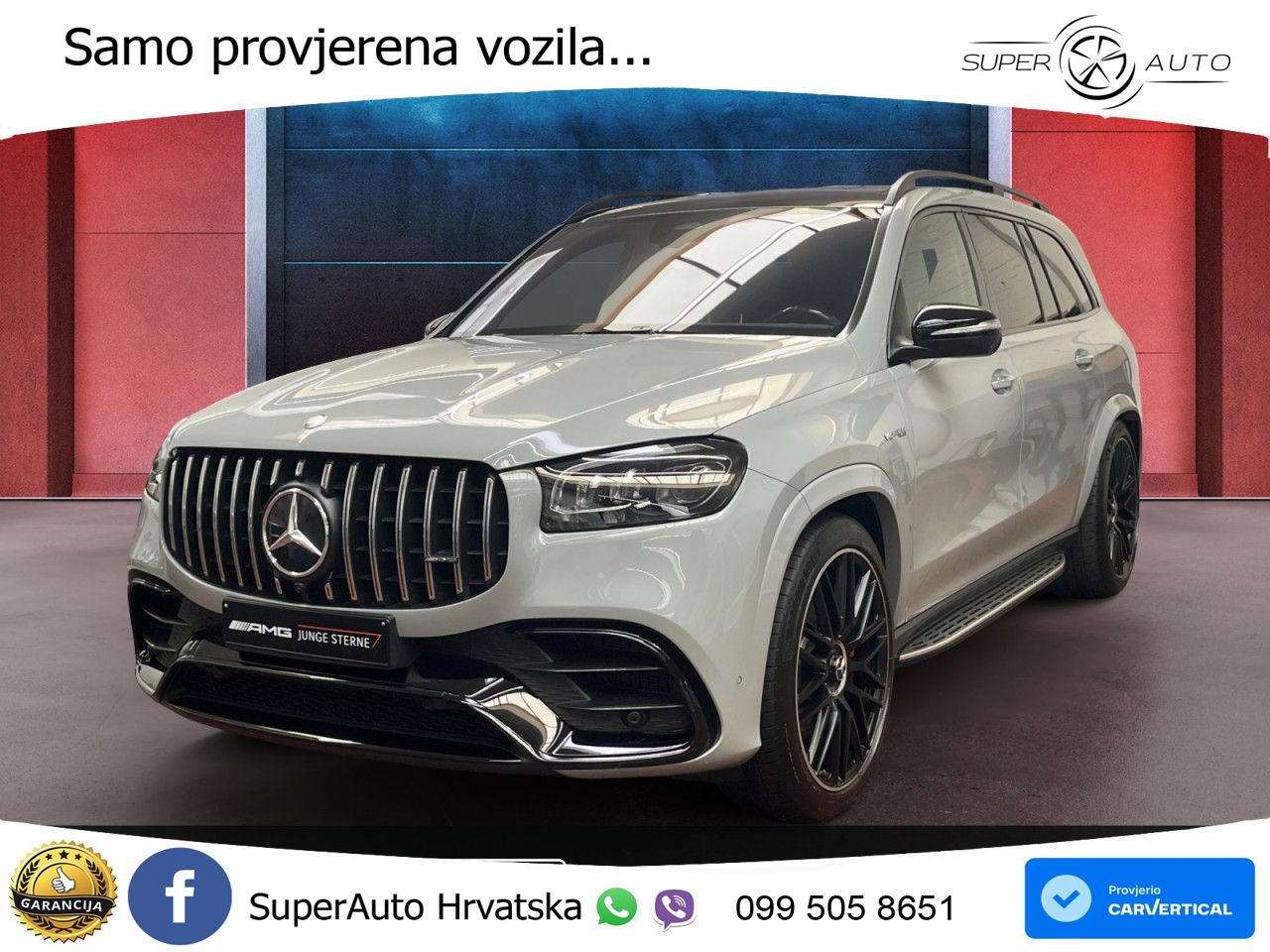 Mercedes-Benz GLS AMG GLS 63 V8 EQ Boost 4MATIC+ AMG SPEEDSHIFT TCT 9G ZRAČNI+ACC+GR SJED+KAM+PANO