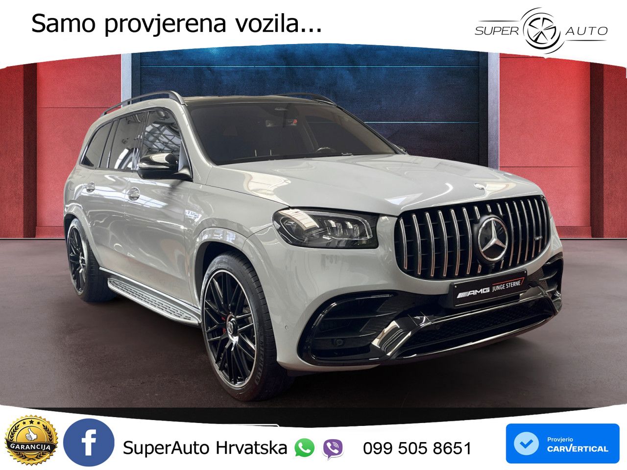 Mercedes-Benz GLS AMG GLS 63 V8 EQ Boost 4MATIC+ AMG SPEEDSHIFT TCT 9G ZRAČNI+ACC+GR SJED+KAM+PANO