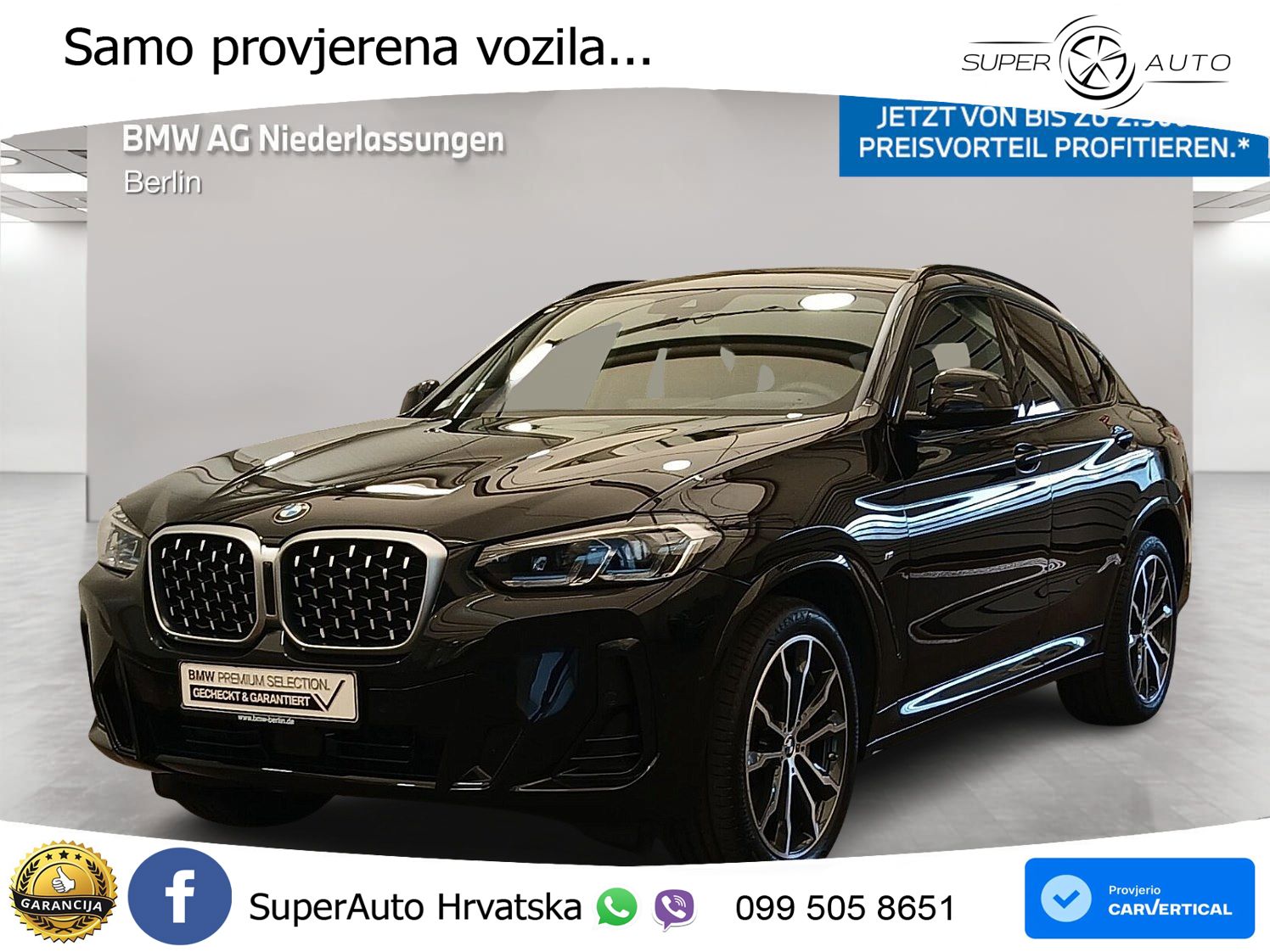 BMW X4 30i (245 KS) xDrive Steptronic M Sport LED+GR SJED+ACC