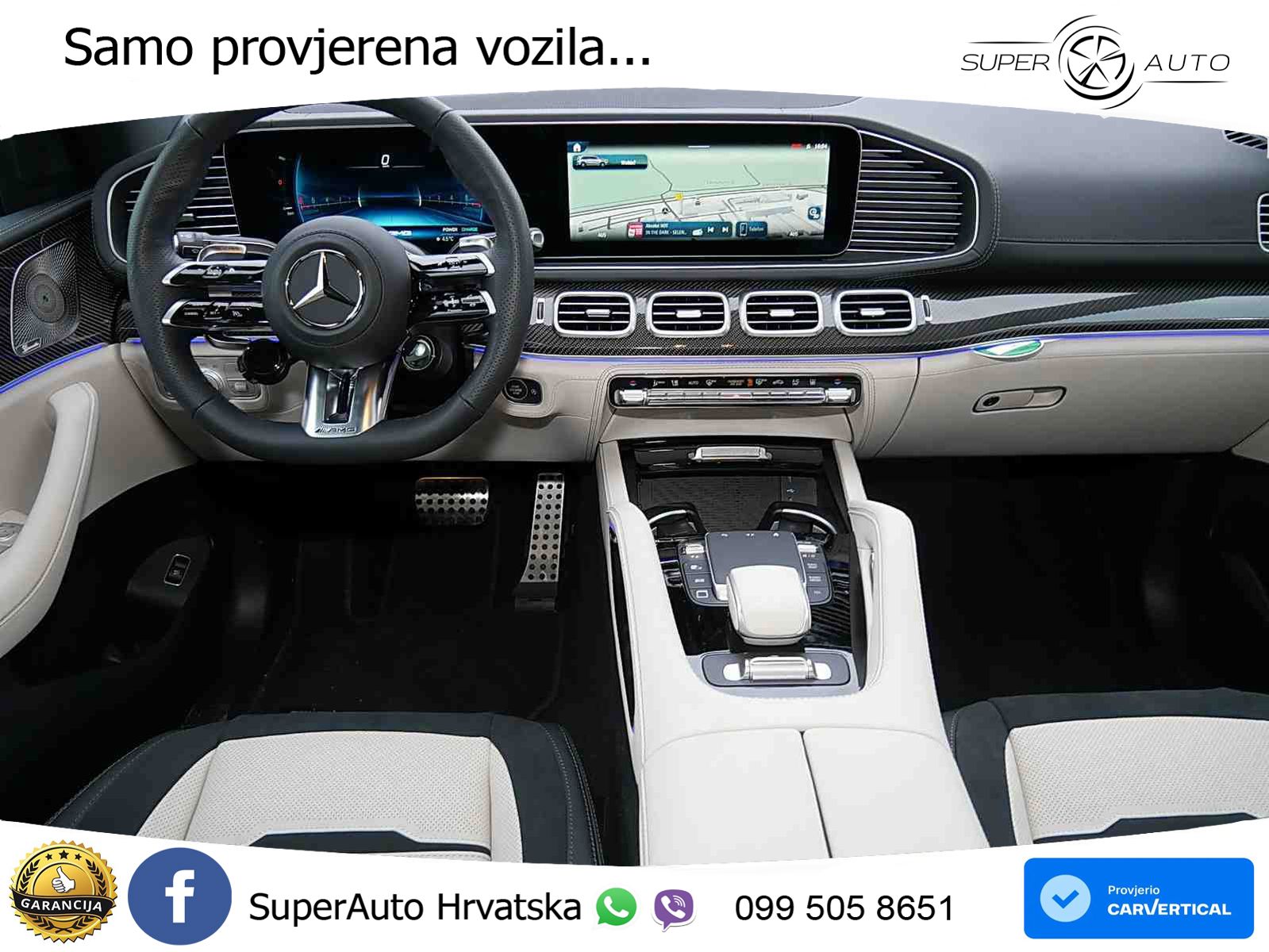Mercedes-Benz GLS AMG GLS 63 V8 EQ Boost 4MATIC+ AMG SPEEDSHIFT TCT 9G ACC+HEAD+4xGR SJED+360+PANO
