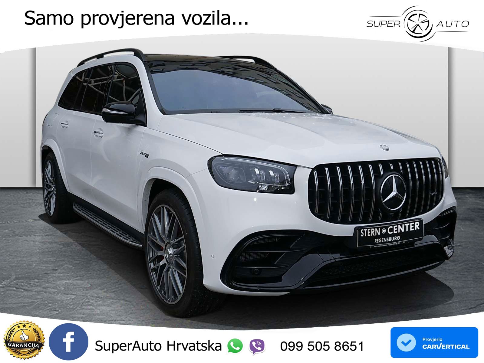 Mercedes-Benz GLS AMG GLS 63 V8 EQ Boost 4MATIC+ AMG SPEEDSHIFT TCT 9G ACC+HEAD+4xGR SJED+360+PANO