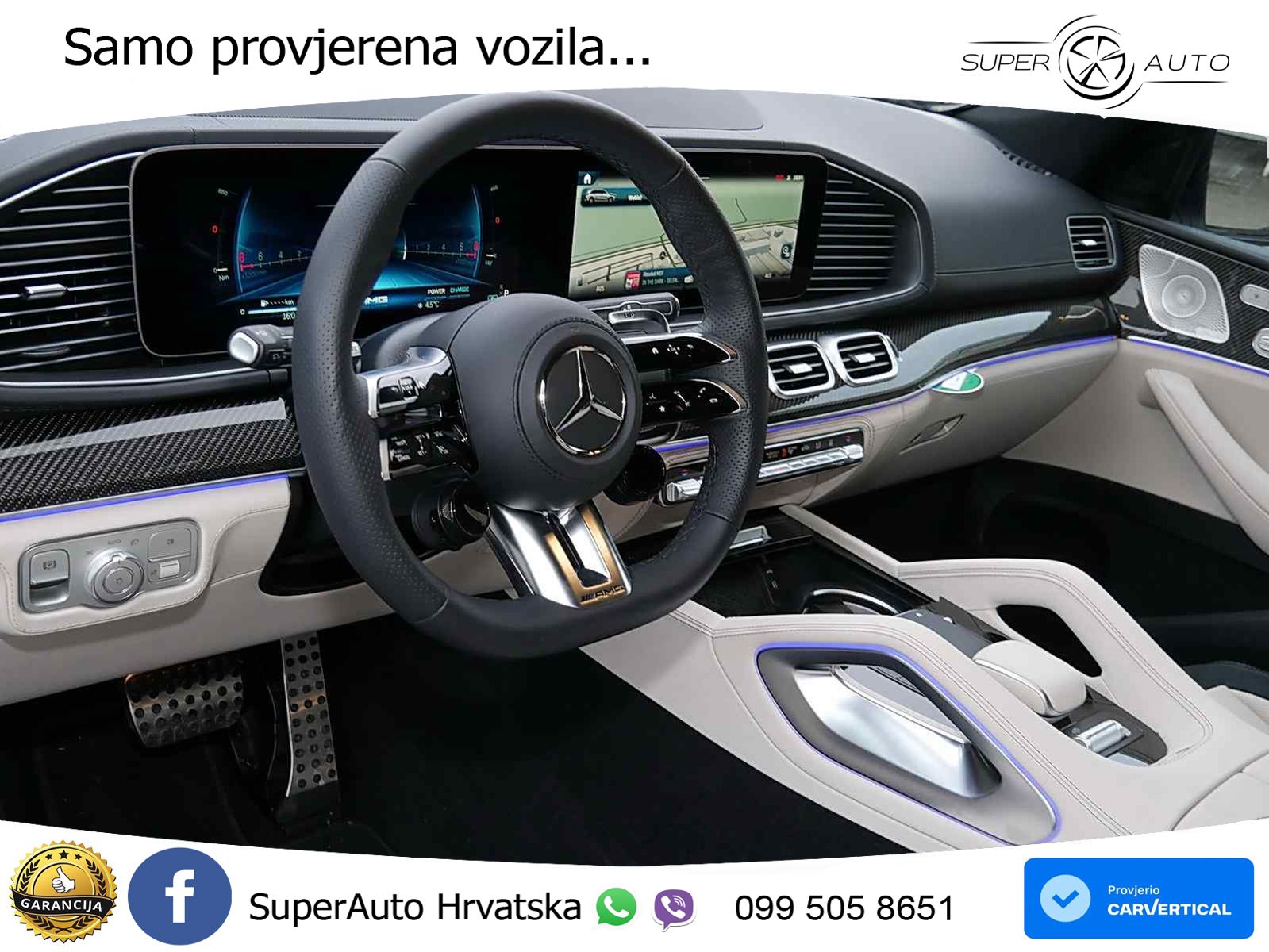Mercedes-Benz GLS AMG GLS 63 V8 EQ Boost 4MATIC+ AMG SPEEDSHIFT TCT 9G ACC+HEAD+4xGR SJED+360+PANO