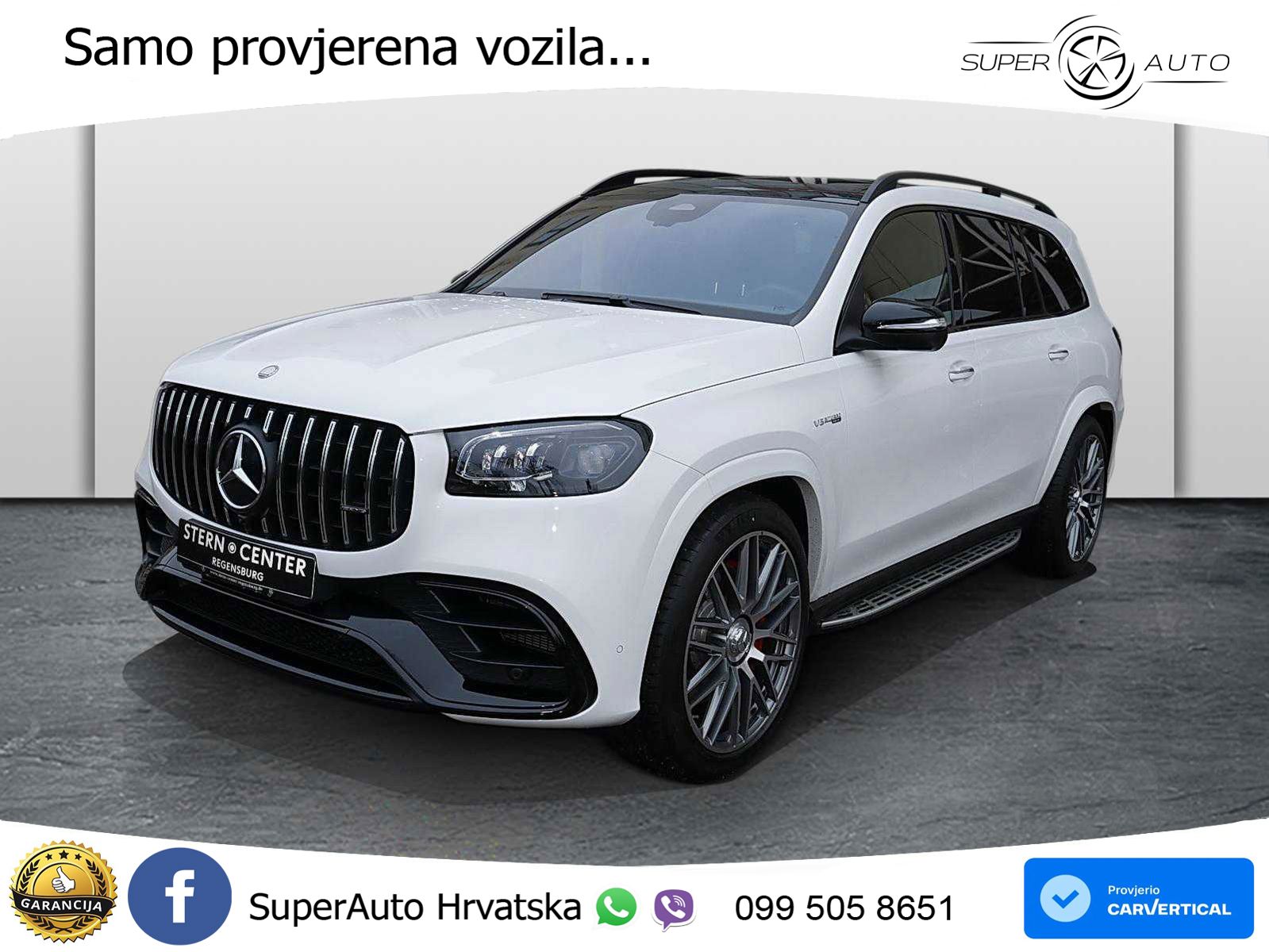 Mercedes-Benz GLS AMG GLS 63 V8 EQ Boost 4MATIC+ AMG SPEEDSHIFT TCT 9G ACC+HEAD+4xGR SJED+360+PANO