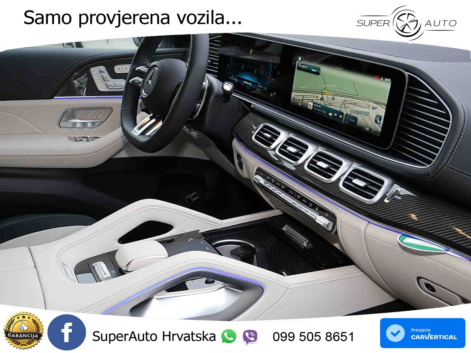 Mercedes-Benz GLS AMG GLS 63 V8 EQ Boost 4MATIC+ AMG SPEEDSHIFT TCT 9G ACC+HEAD+4xGR SJED+360+PANO