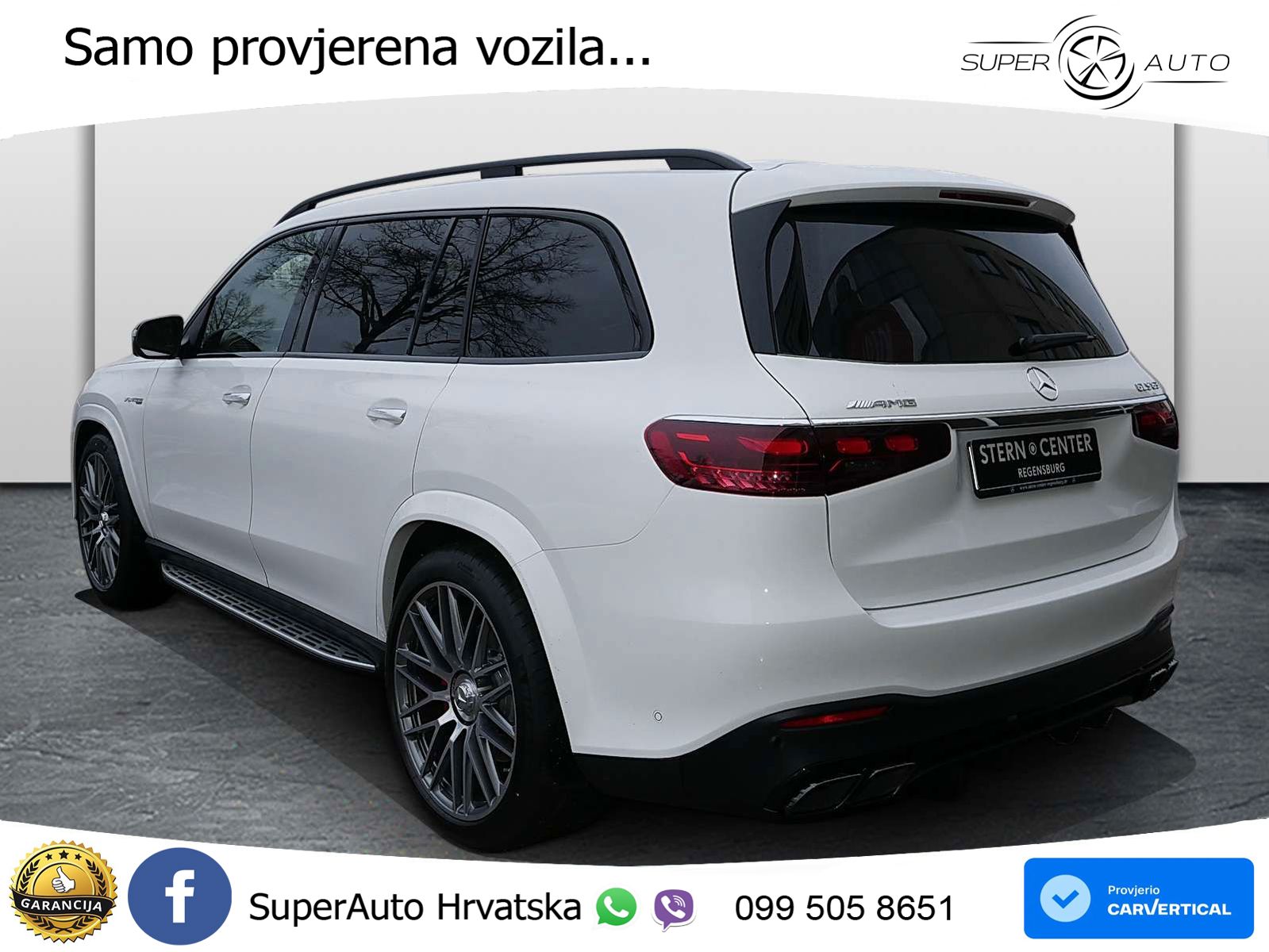 Mercedes-Benz GLS AMG GLS 63 V8 EQ Boost 4MATIC+ AMG SPEEDSHIFT TCT 9G ACC+HEAD+4xGR SJED+360+PANO