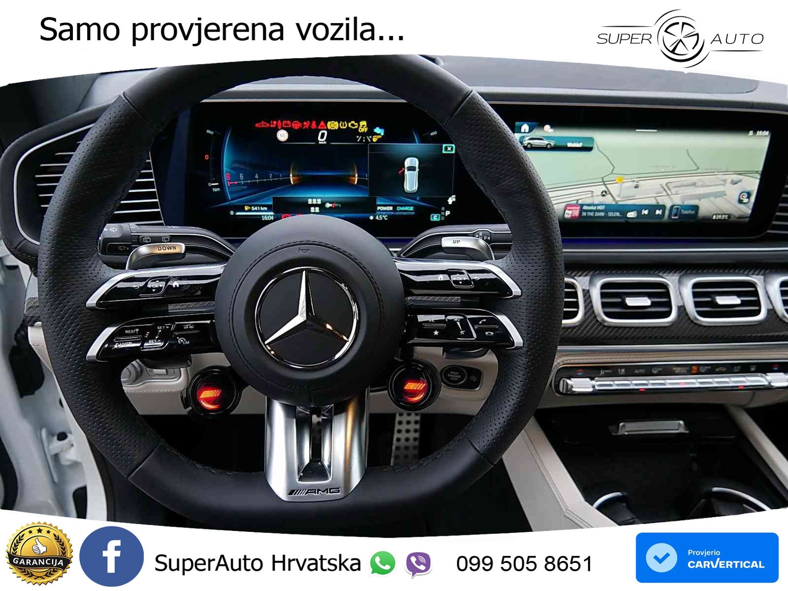 Mercedes-Benz GLS AMG GLS 63 V8 EQ Boost 4MATIC+ AMG SPEEDSHIFT TCT 9G ACC+HEAD+4xGR SJED+360+PANO