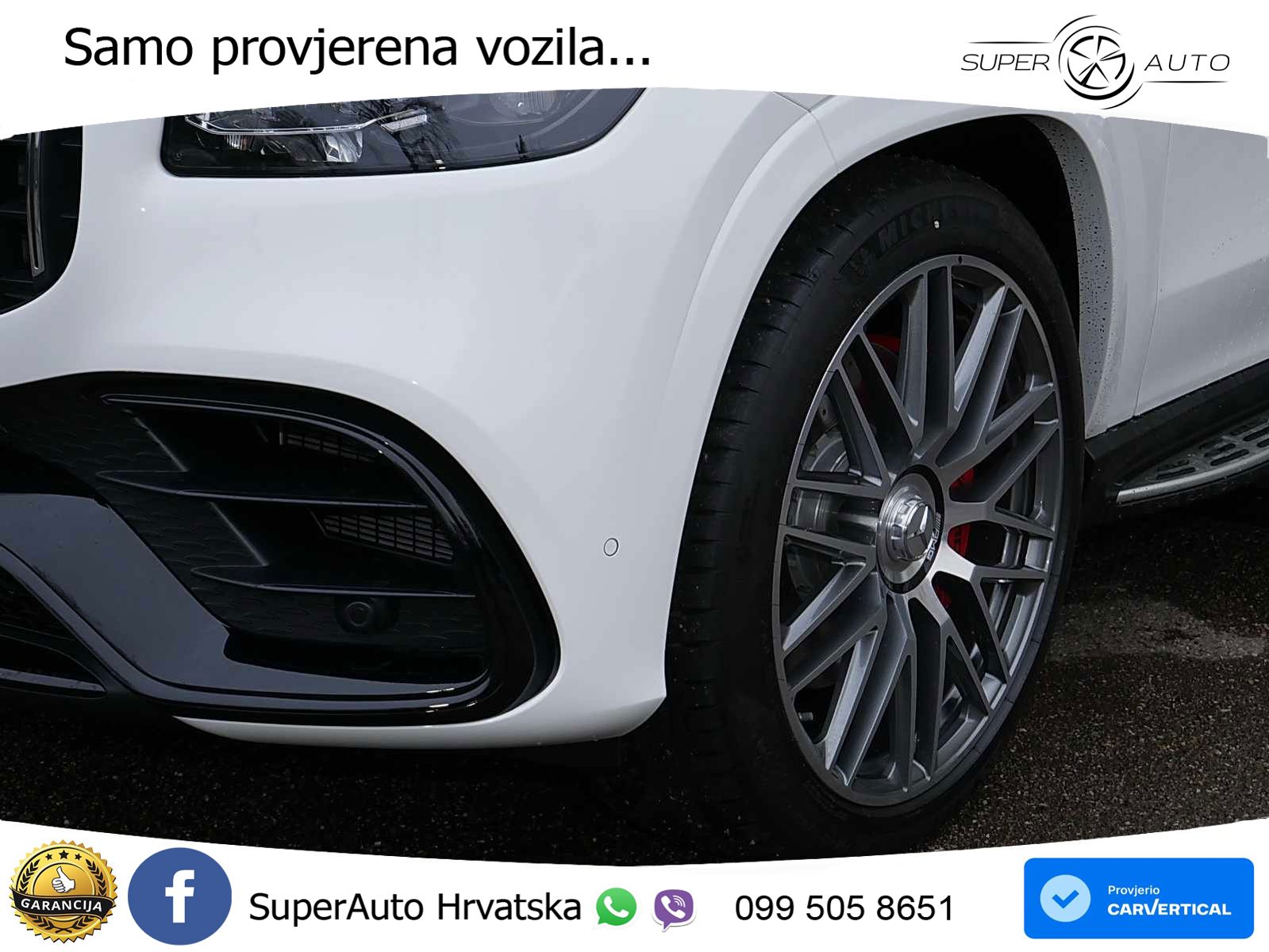 Mercedes-Benz GLS AMG GLS 63 V8 EQ Boost 4MATIC+ AMG SPEEDSHIFT TCT 9G ACC+HEAD+4xGR SJED+360+PANO