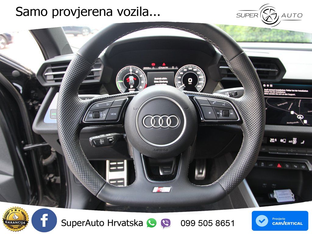 Audi A3 Sportback 40 TFSI e (204 KS) Plug-in Hybrid S tronic S line LED+ACC
