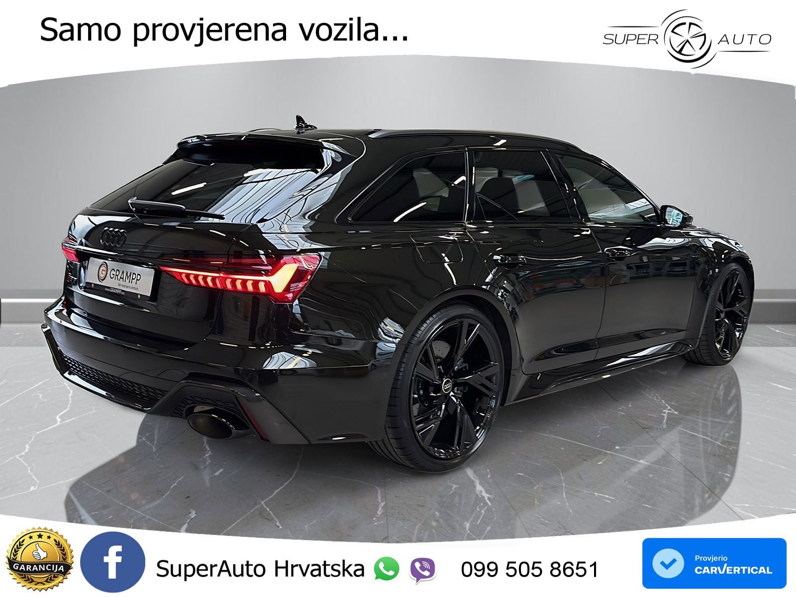Audi RS6 Avant 4.0 TFSI V8 (600 KS) quattro Tiptronic LED+GR SJED+ACC