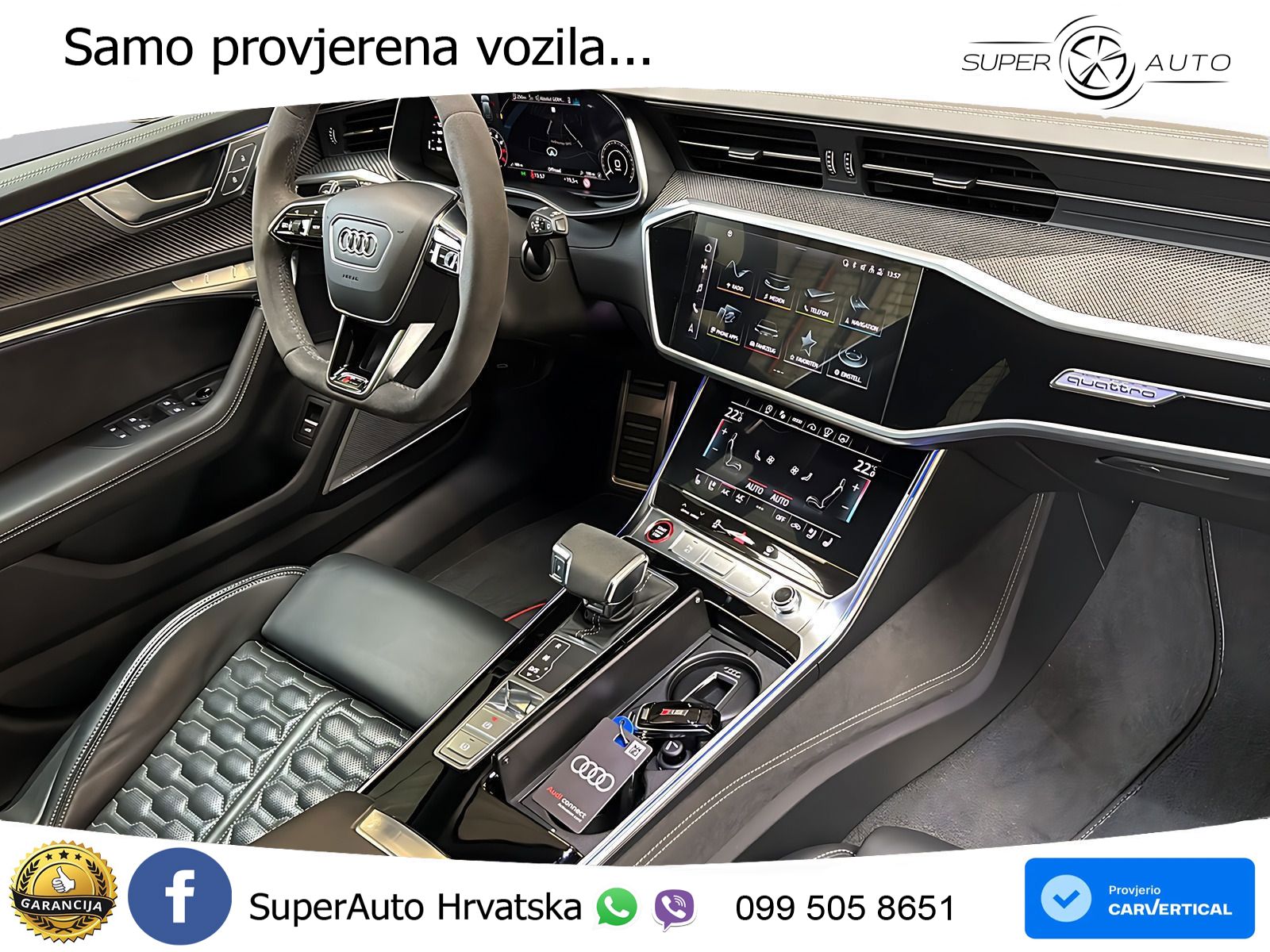 Audi RS6 Avant 4.0 TFSI V8 (600 KS) quattro Tiptronic LED+GR SJED+ACC
