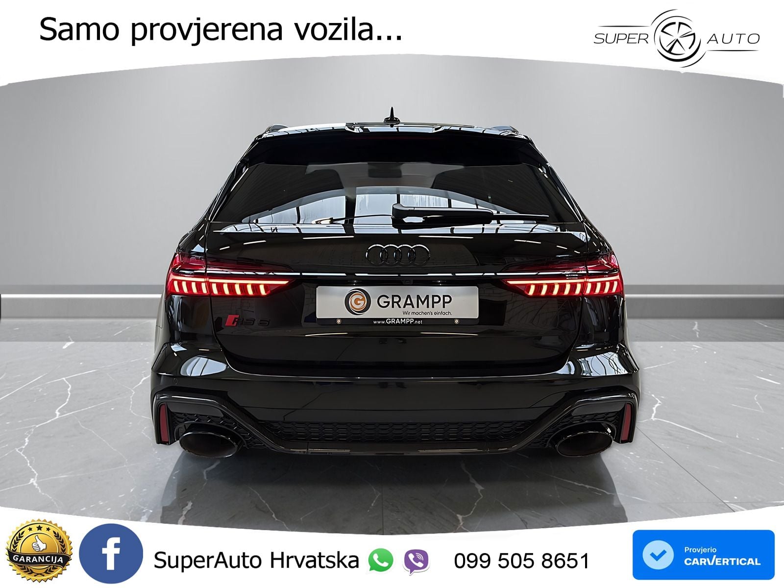 Audi RS6 Avant 4.0 TFSI V8 (600 KS) quattro Tiptronic LED+GR SJED+ACC