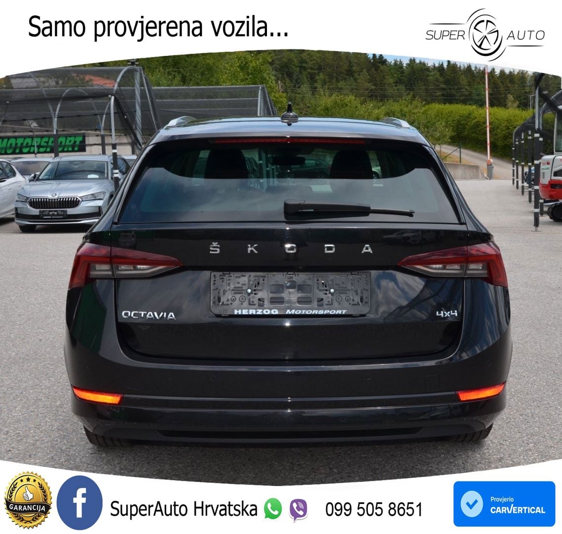 Škoda Octavia Combi 2.0 TDI (150 KS) 4x4 DSG LED+GR SJED+ACC