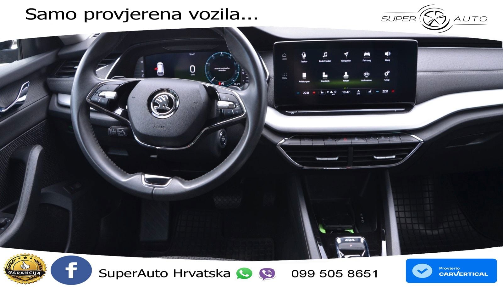 Škoda Octavia Combi 2.0 TDI (150 KS) 4x4 DSG LED+GR SJED+ACC