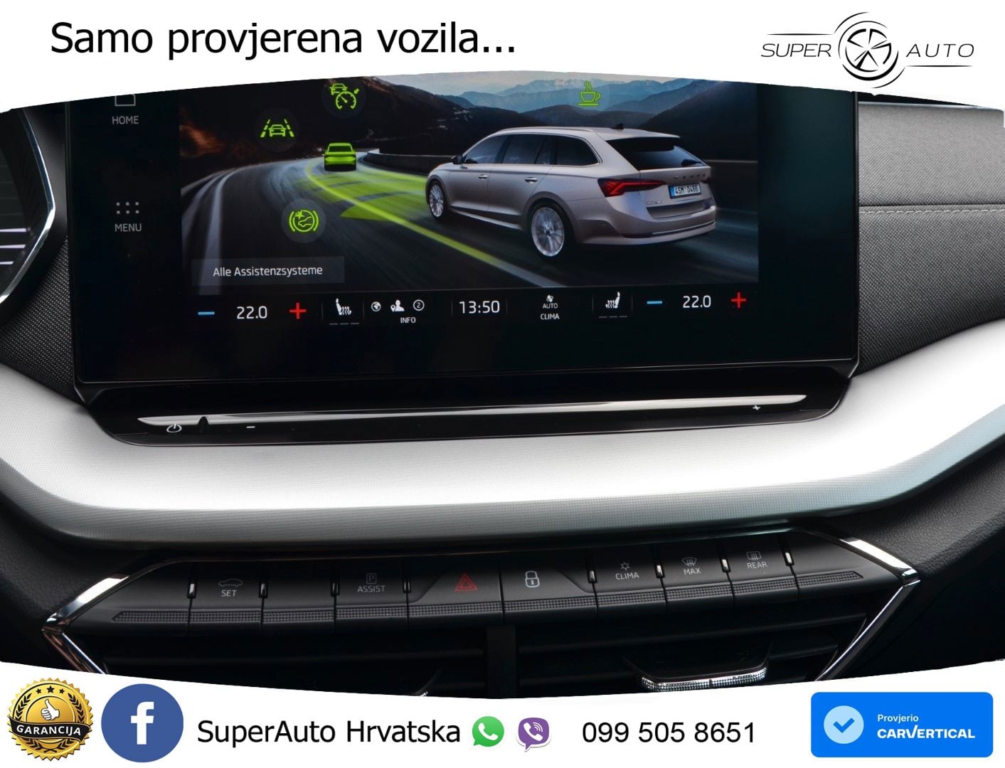 Škoda Octavia Combi 2.0 TDI (150 KS) 4x4 DSG LED+GR SJED+ACC