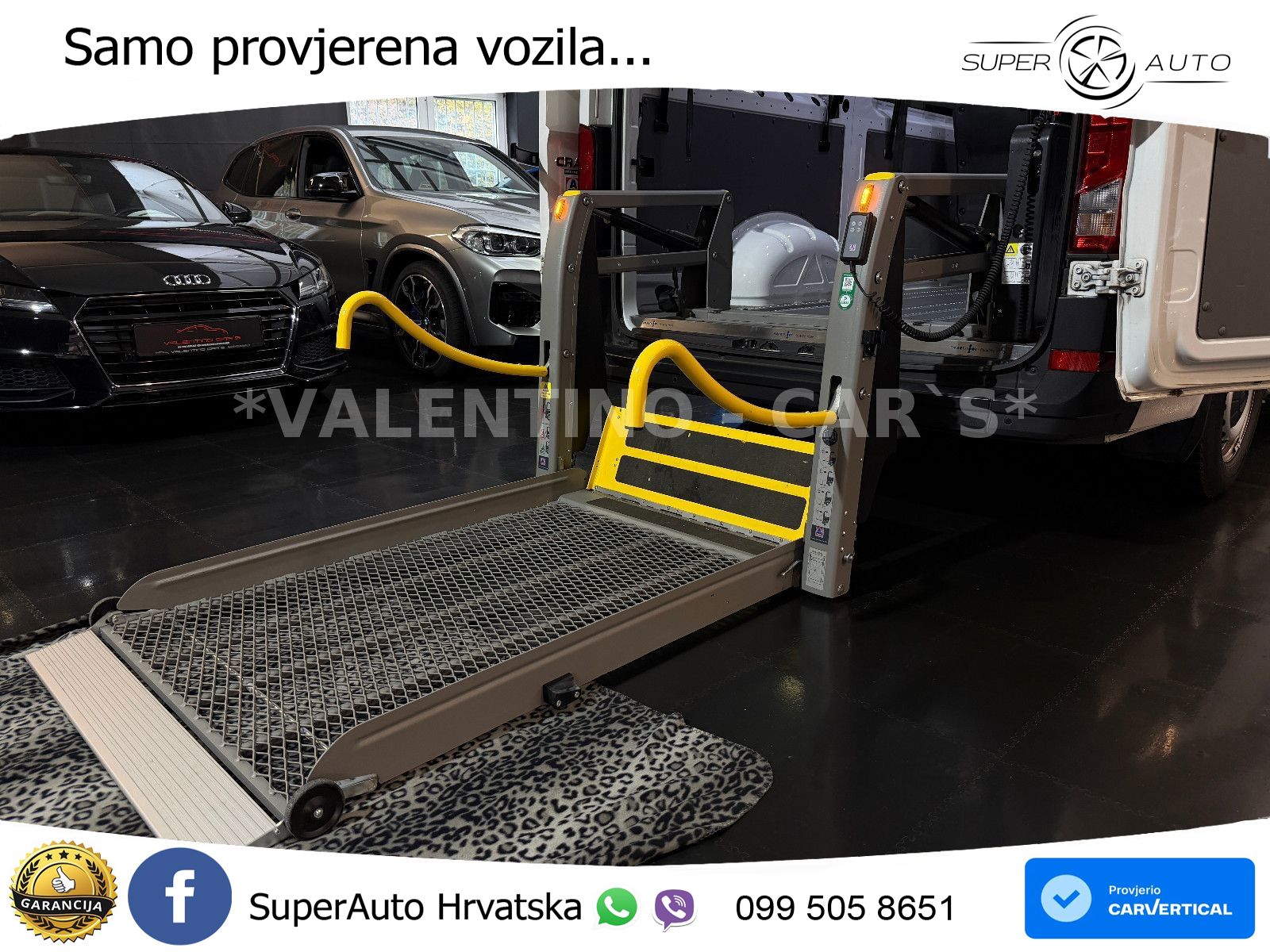 Volkswagen Crafter Kasten 35 mittel/Hoch/Rollstuhl/E-Rampe/ 140 KS