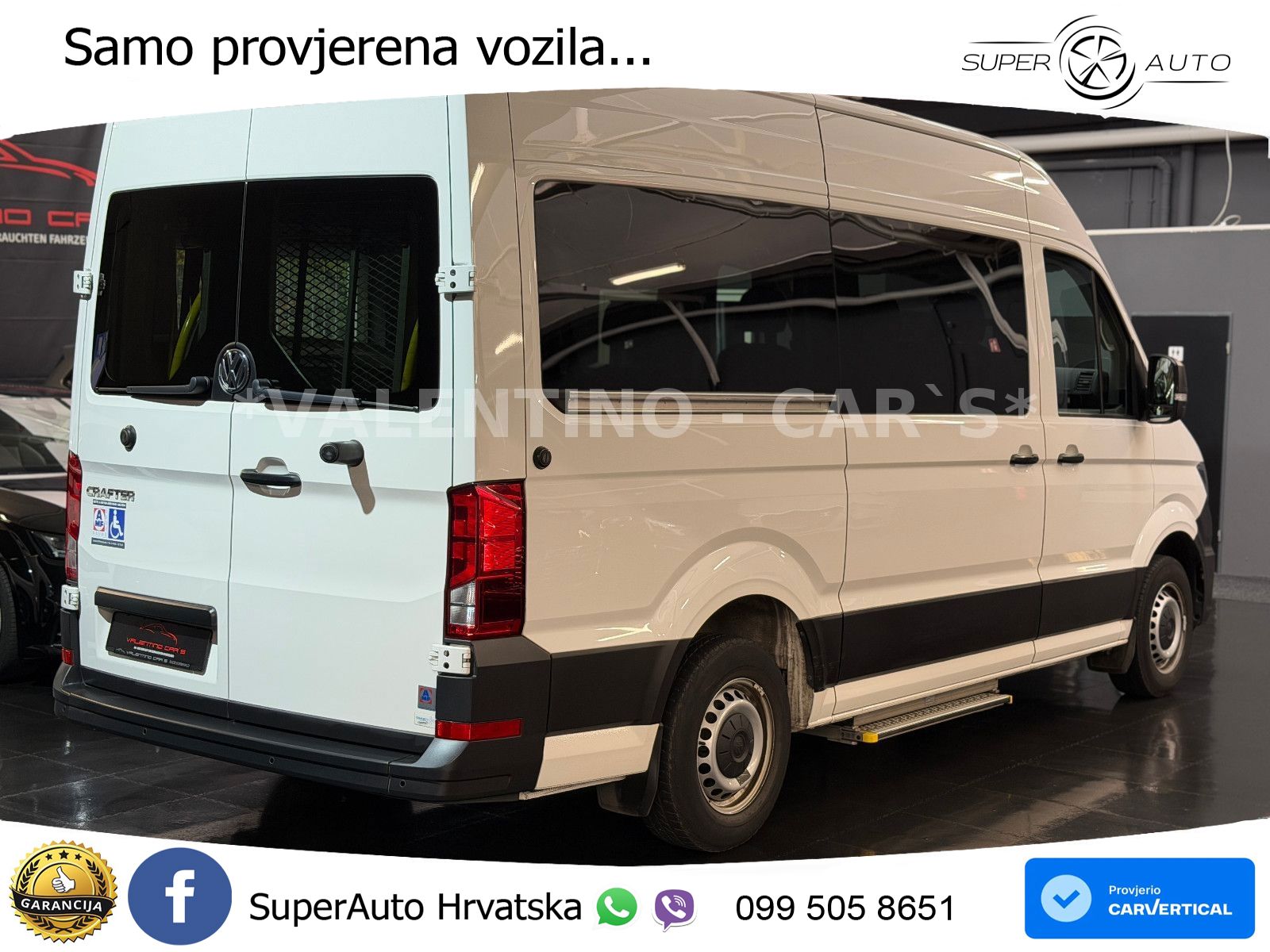 Volkswagen Crafter Kasten 35 mittel/Hoch/Rollstuhl/E-Rampe/ 140 KS