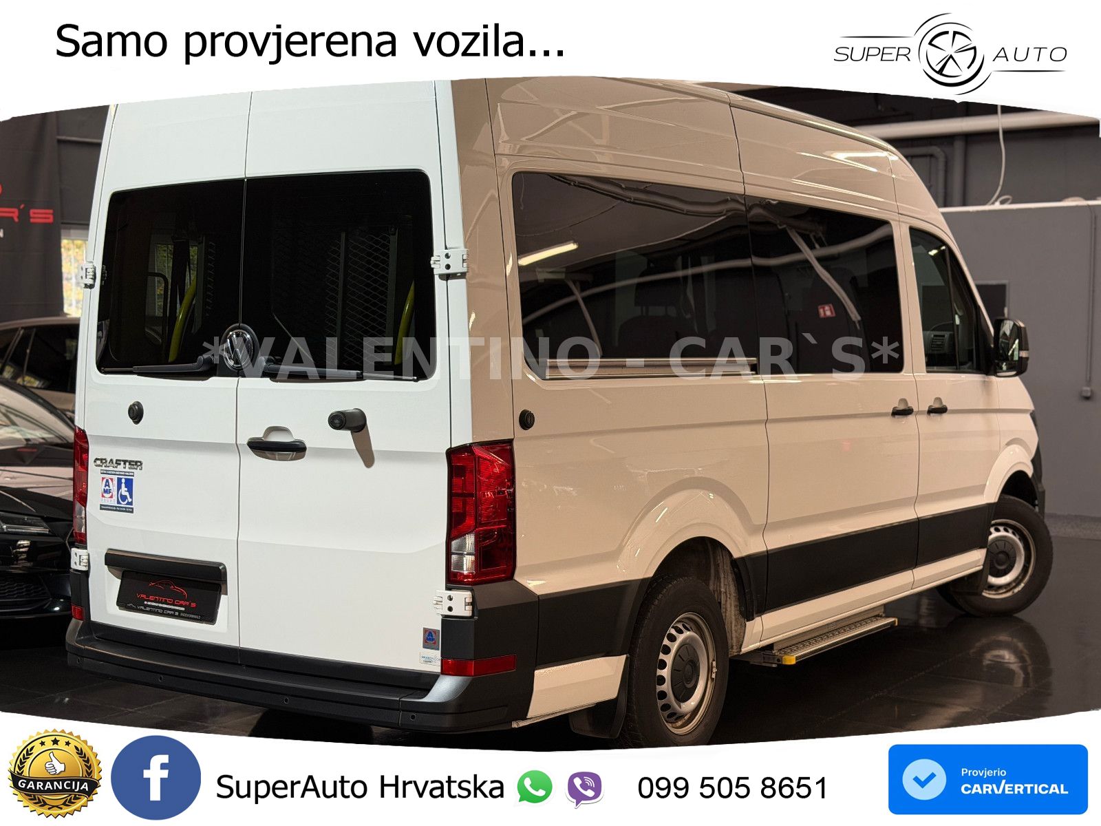 Volkswagen Crafter Kasten 35 mittel/Hoch/Rollstuhl/E-Rampe/ 140 KS