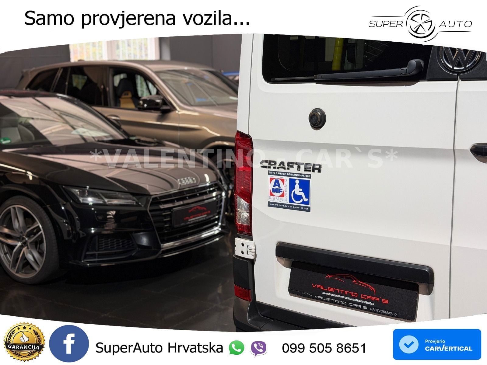 Volkswagen Crafter Kasten 35 mittel/Hoch/Rollstuhl/E-Rampe/ 140 KS