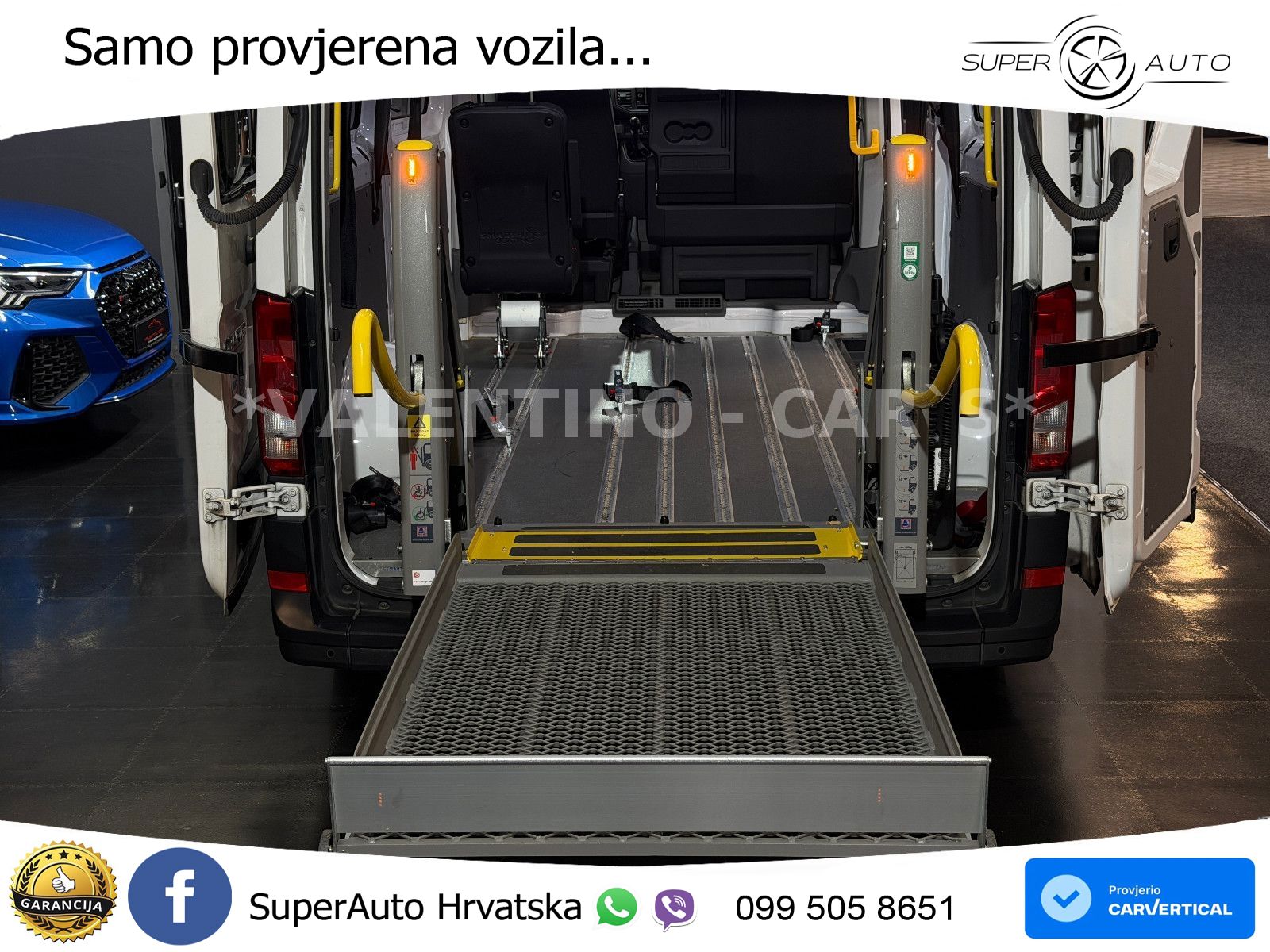 Volkswagen Crafter Kasten 35 mittel/Hoch/Rollstuhl/E-Rampe/ 140 KS