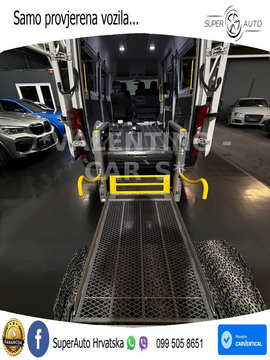 Volkswagen Crafter Kasten 35 mittel/Hoch/Rollstuhl/E-Rampe/ 140 KS