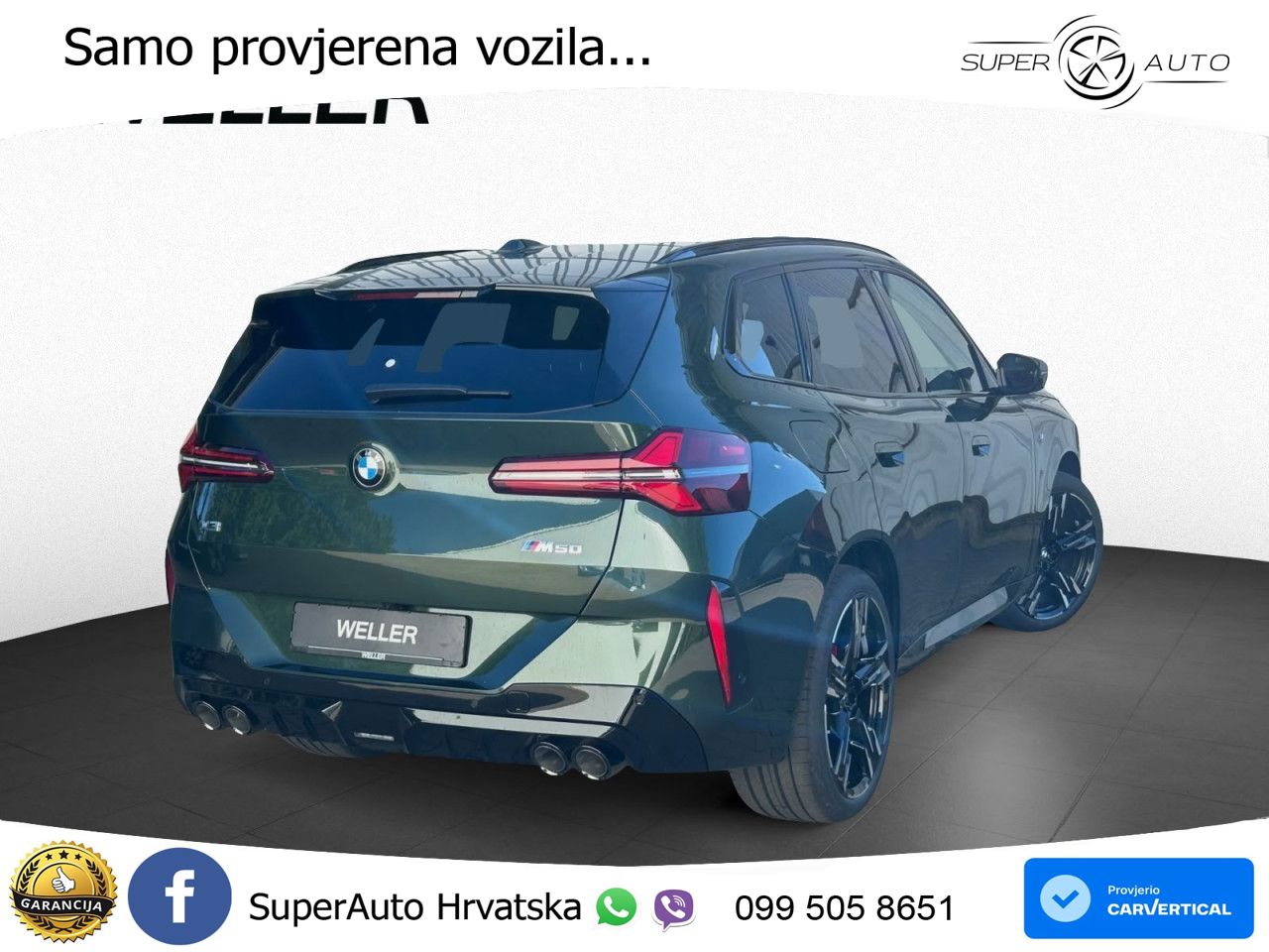 BMW X3 M50 xDrive Steptronic ACC+GR SJED+360+PANO