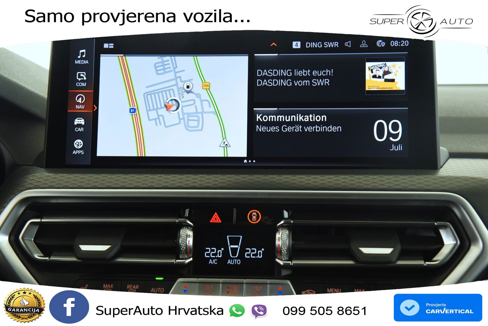 BMW X3 30d xDrive Steptronic M Sport LED+GR SJED+ACC