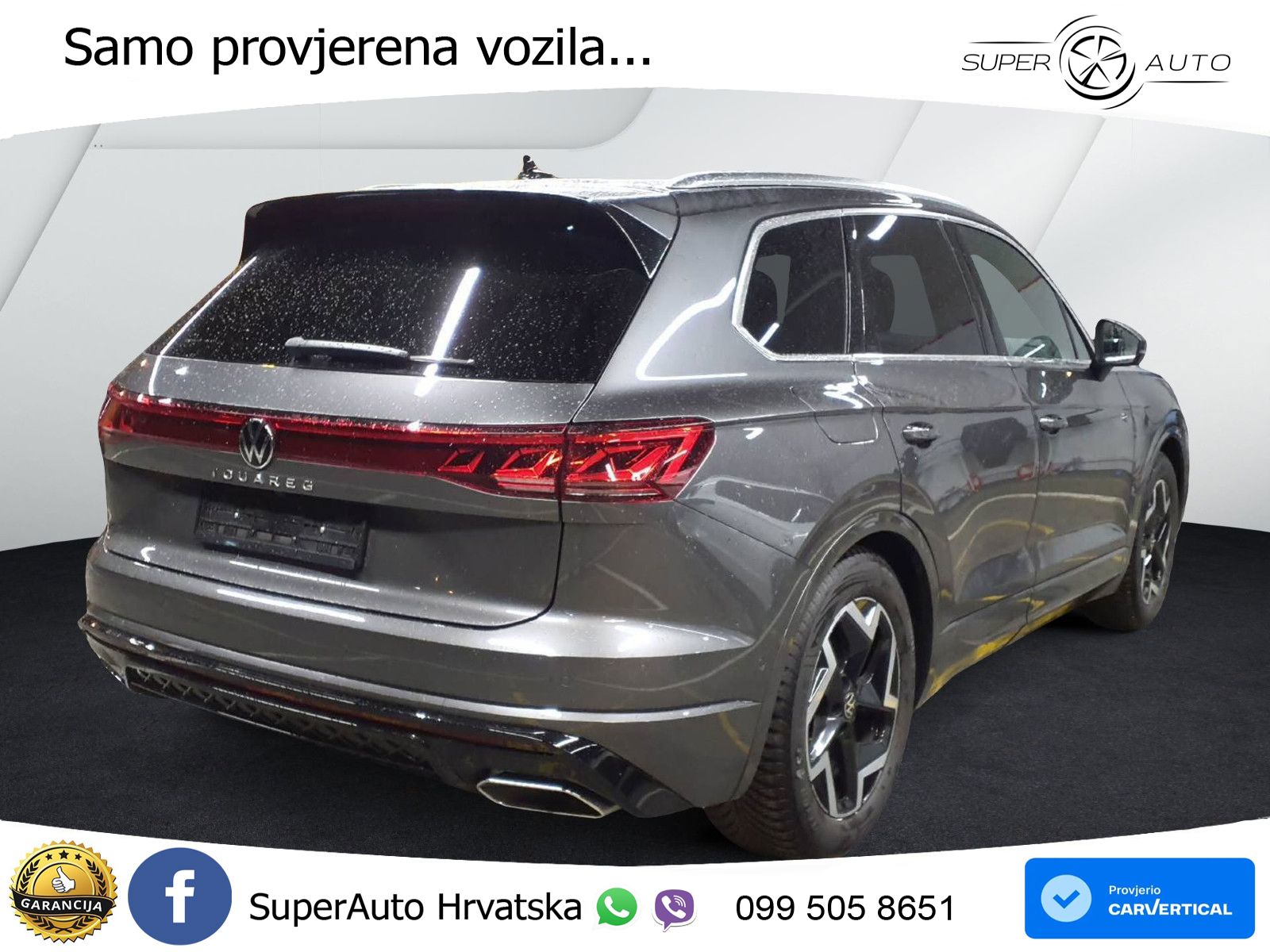Volkswagen Touareg 3.0 V6 TDI (231 KS) 4MOTION Tiptronic R-Line ZRAČNI+ACC+4xGR SJED+KAM
