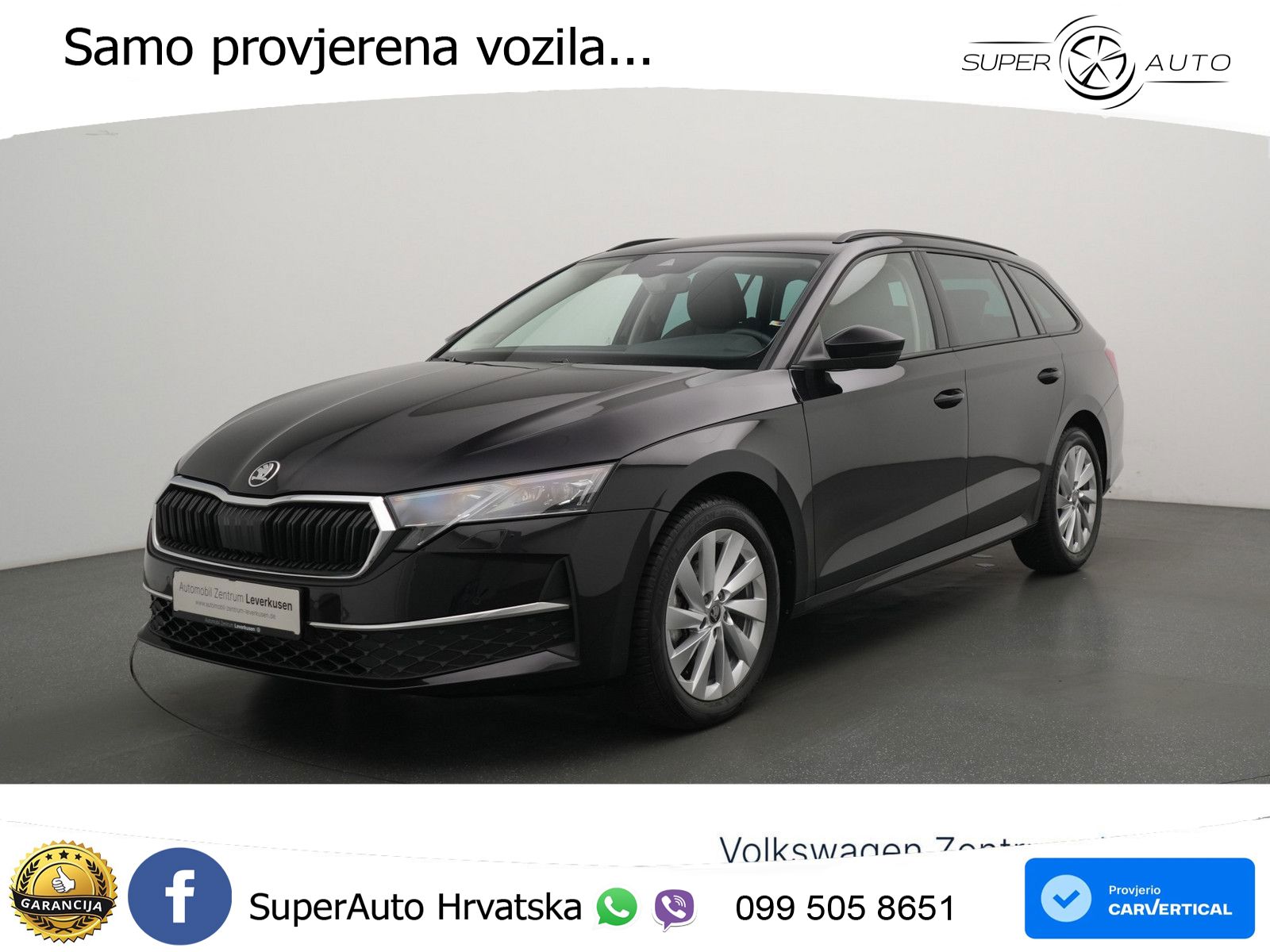 Škoda Octavia Combi 1.5 TSI (150 KS) DSG Selection MATRIX+GR SJED+KAM